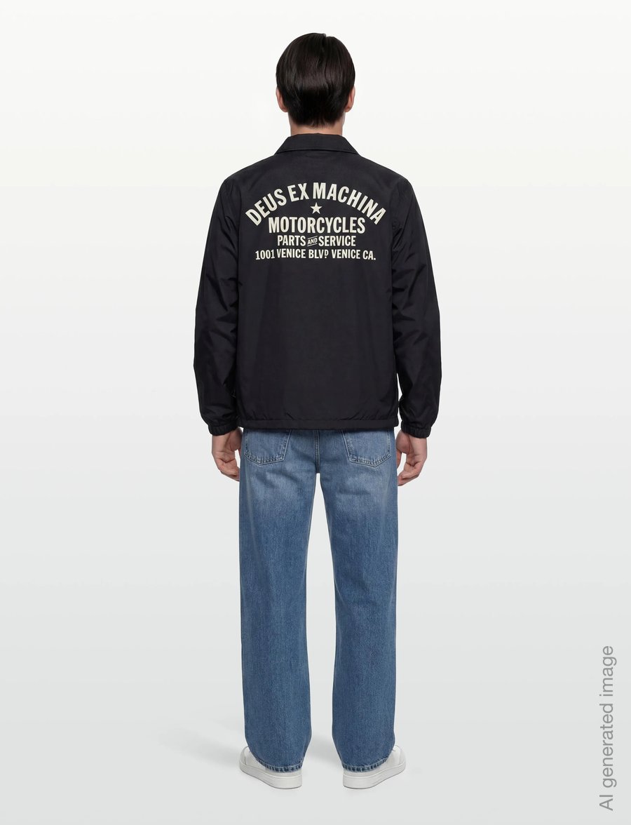 Deus Ex Machina - Venice Coach - fall jackets - black - 4