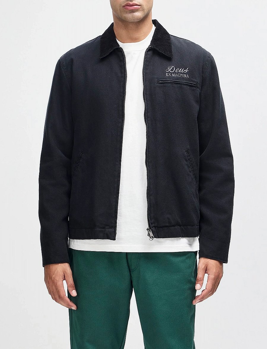 Deus Ex Machina - Address Workwear Jacket - höstjackor - black - 0