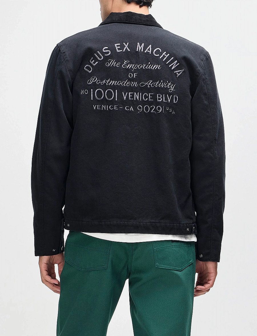 Deus Ex Machina - Address Workwear Jacket - höstjackor - black - 3