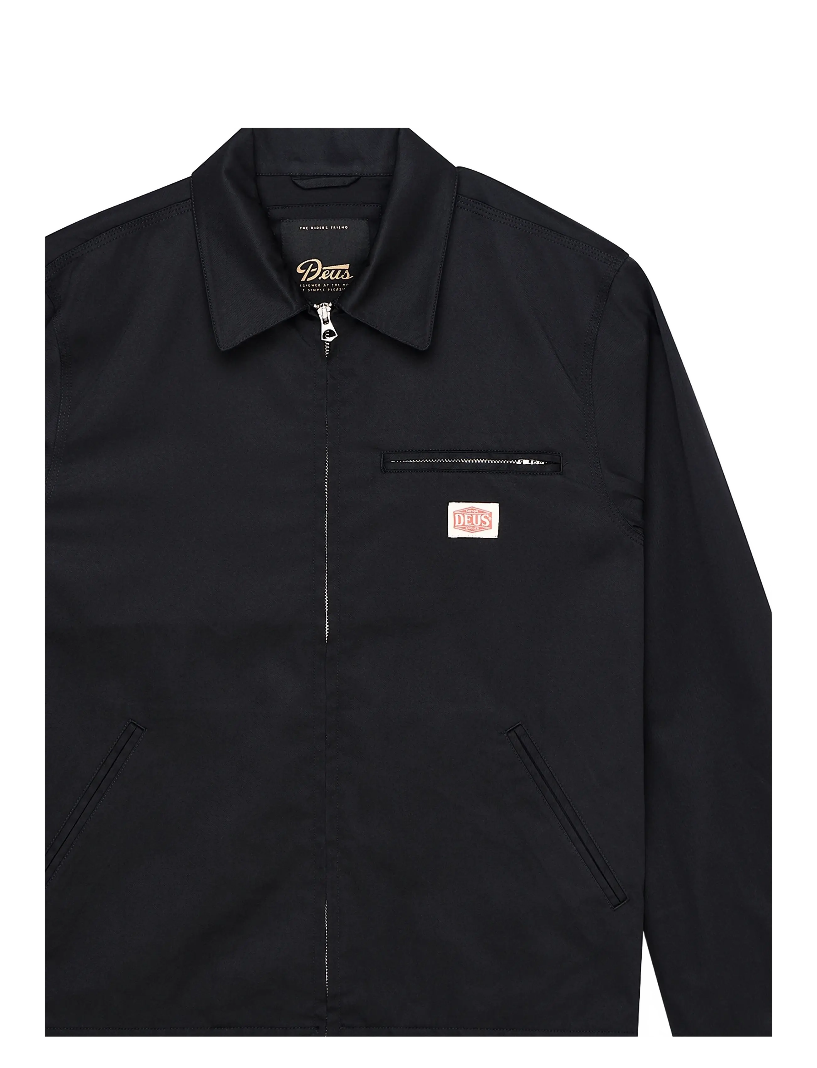Deus Ex Machina - Service Work Jacket - forårsjakker - black - 3
