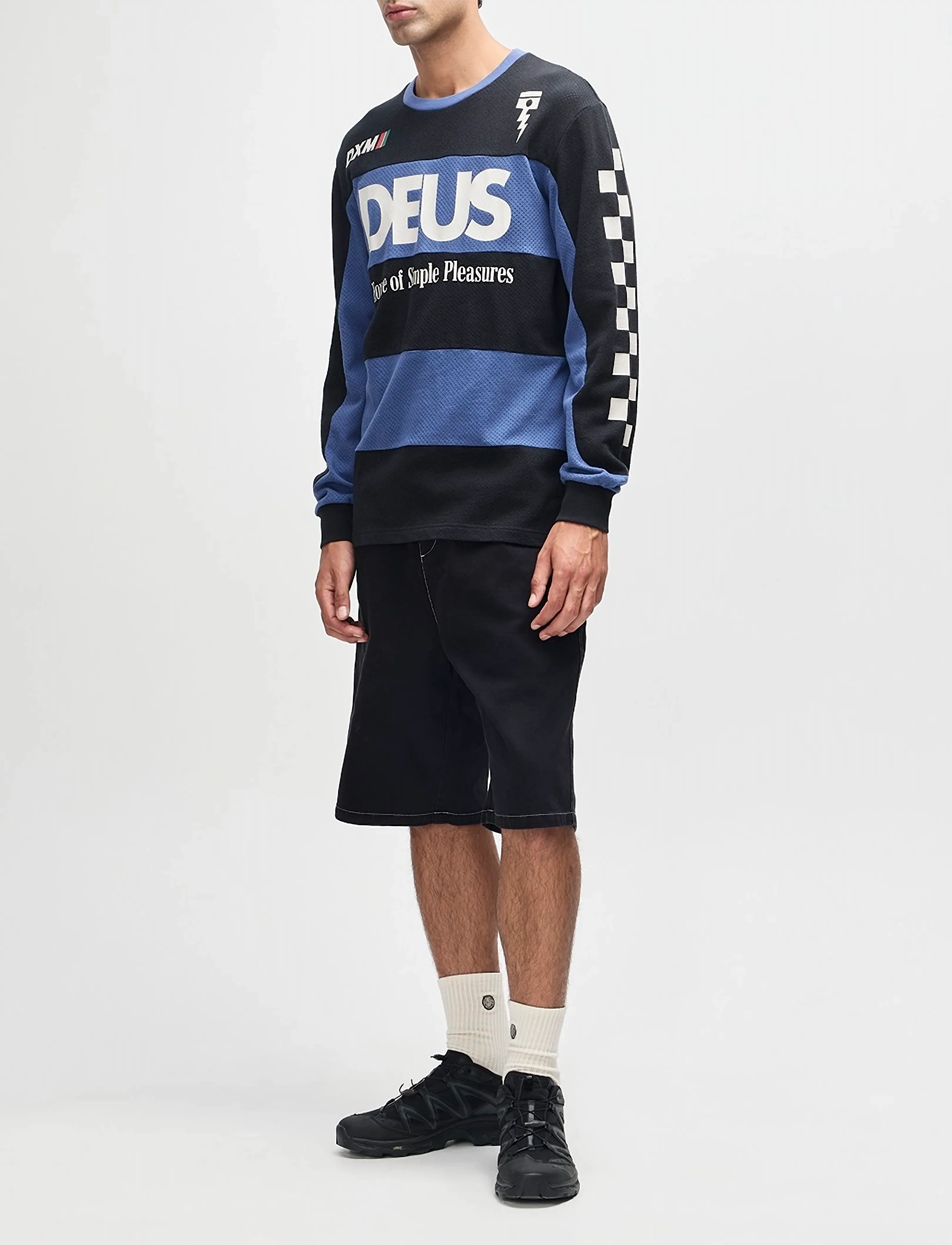 Deus Ex Machina Vilander Moto Jersey långärmade t-shirts herr – bild 5