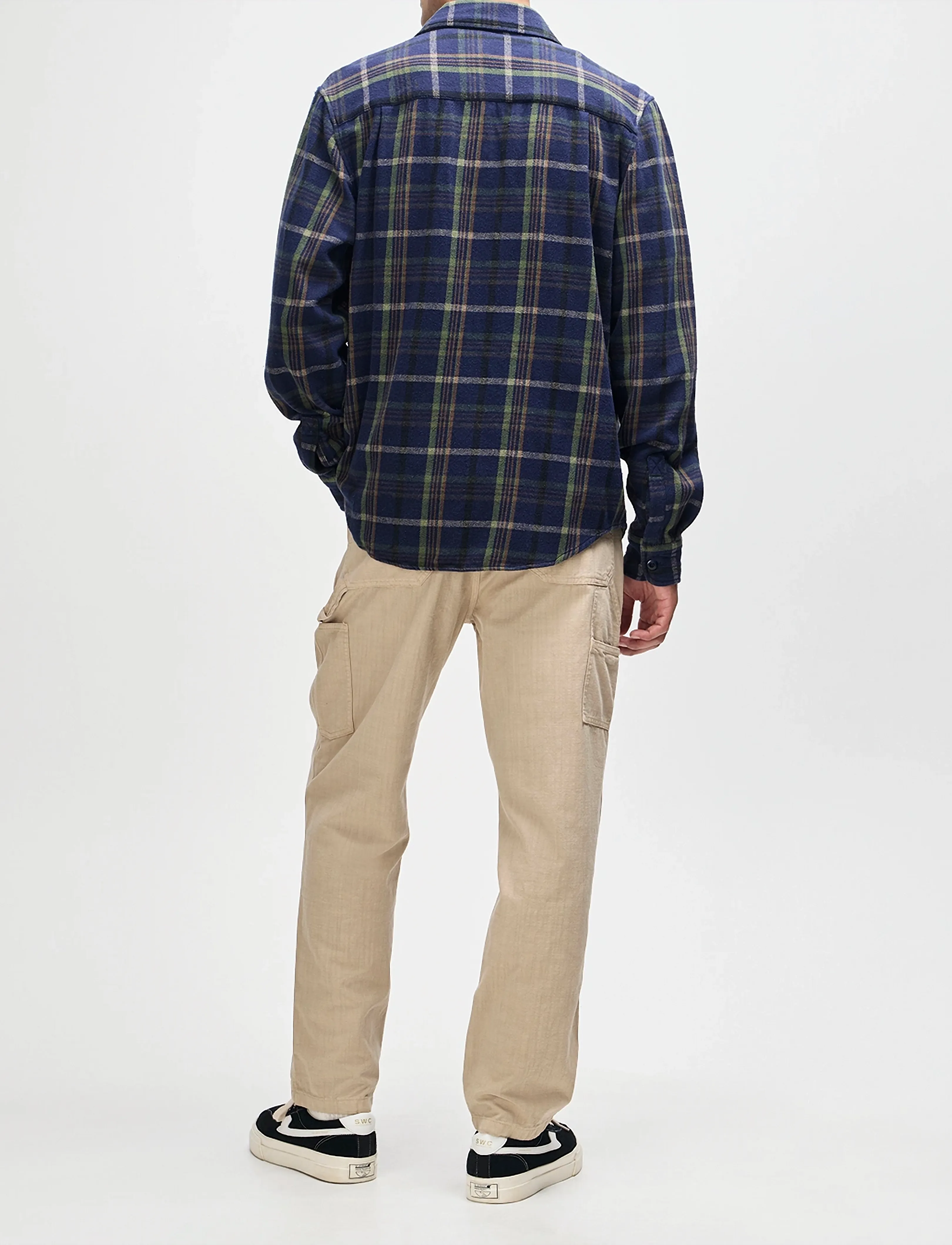 Deus Ex Machina - Vacay Check Shirt - flanell-hemden - navy check - 3