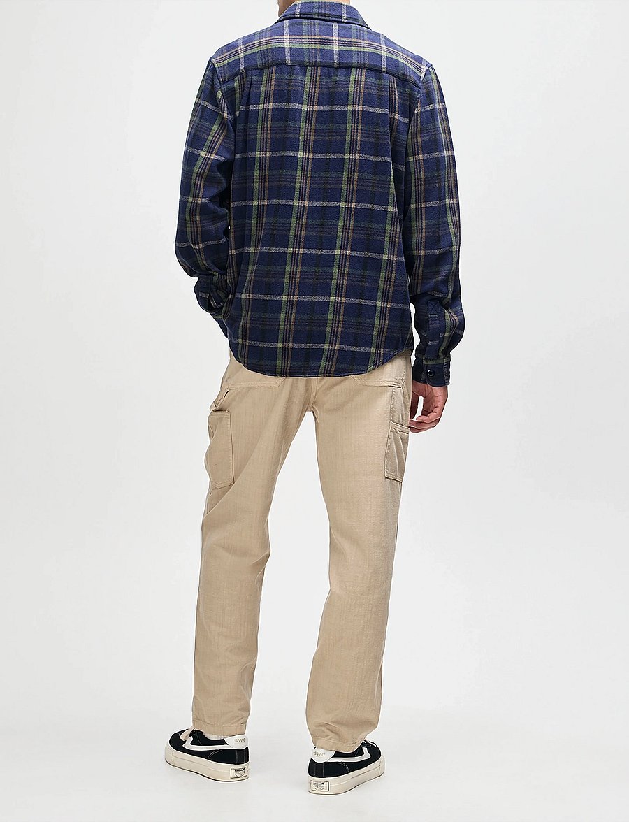 Deus Ex Machina - Vacay Check Shirt - flannel shirts - navy check - 3