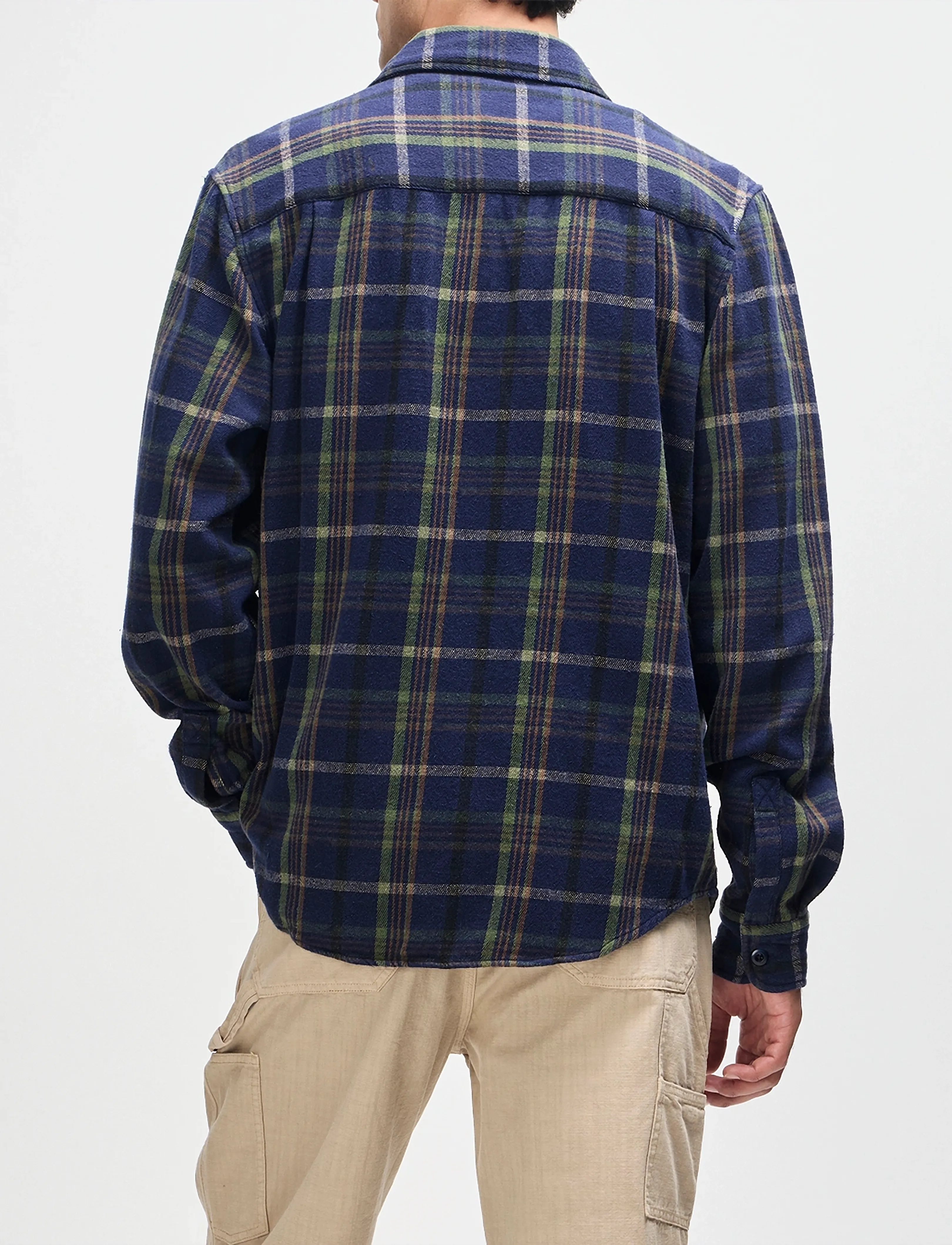 Deus Ex Machina - Vacay Check Shirt - flanell-hemden - navy check - 5