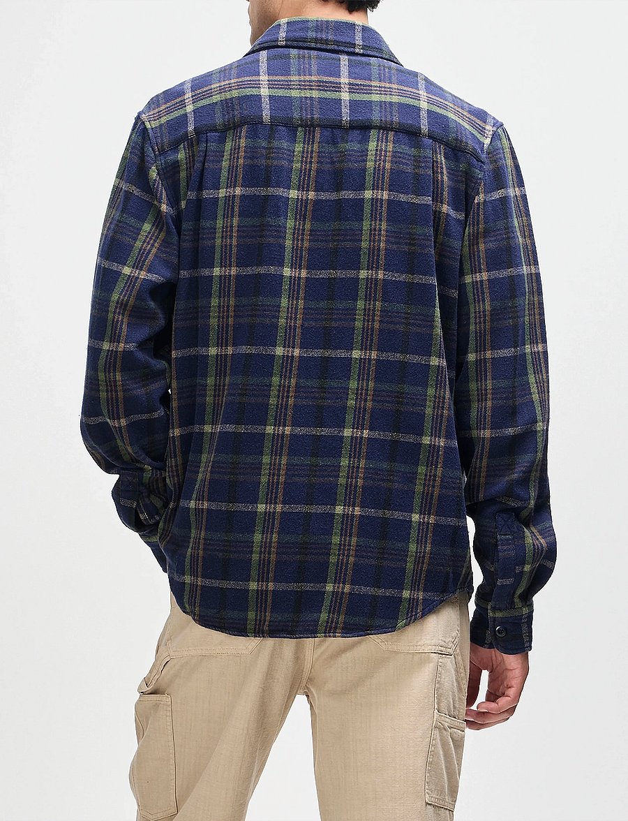 Deus Ex Machina - Vacay Check Shirt - flannel shirts - navy check - 5