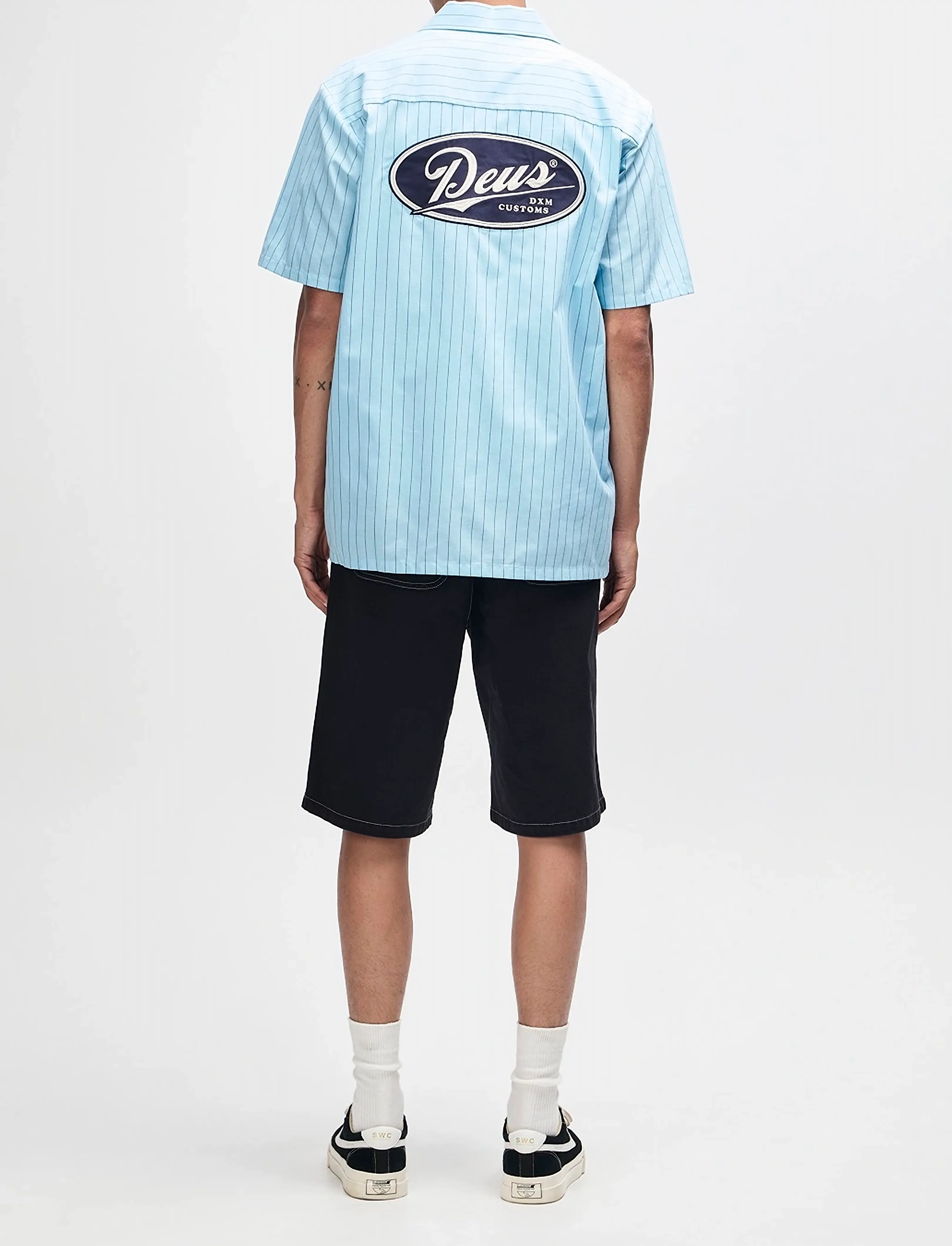 Deus Ex Machina Forecourt Stripe Shirt randiga skjortor herr – bild 6