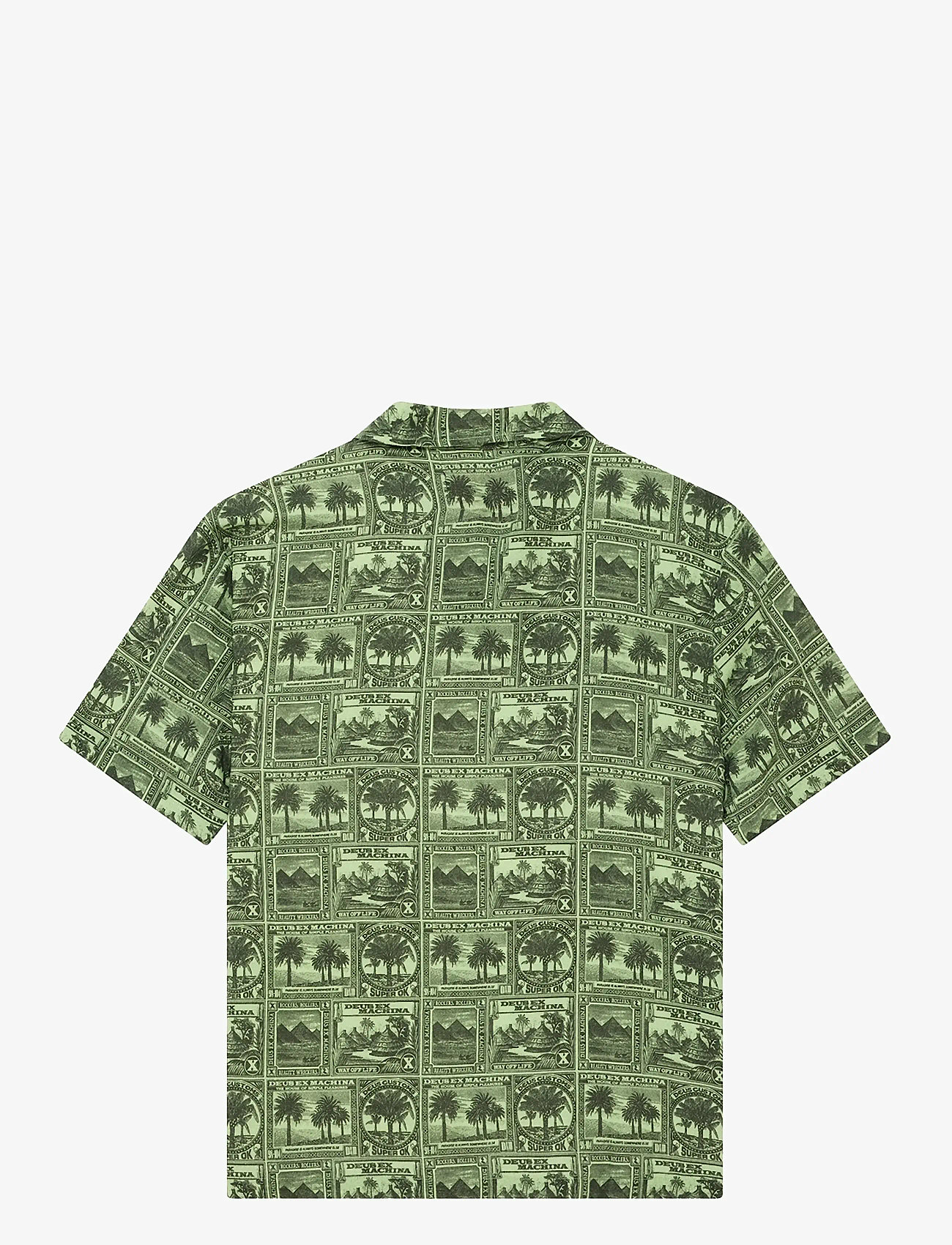 Deus Ex Machina - Mail Man Shirt - mønstrede skjorter - green - 2