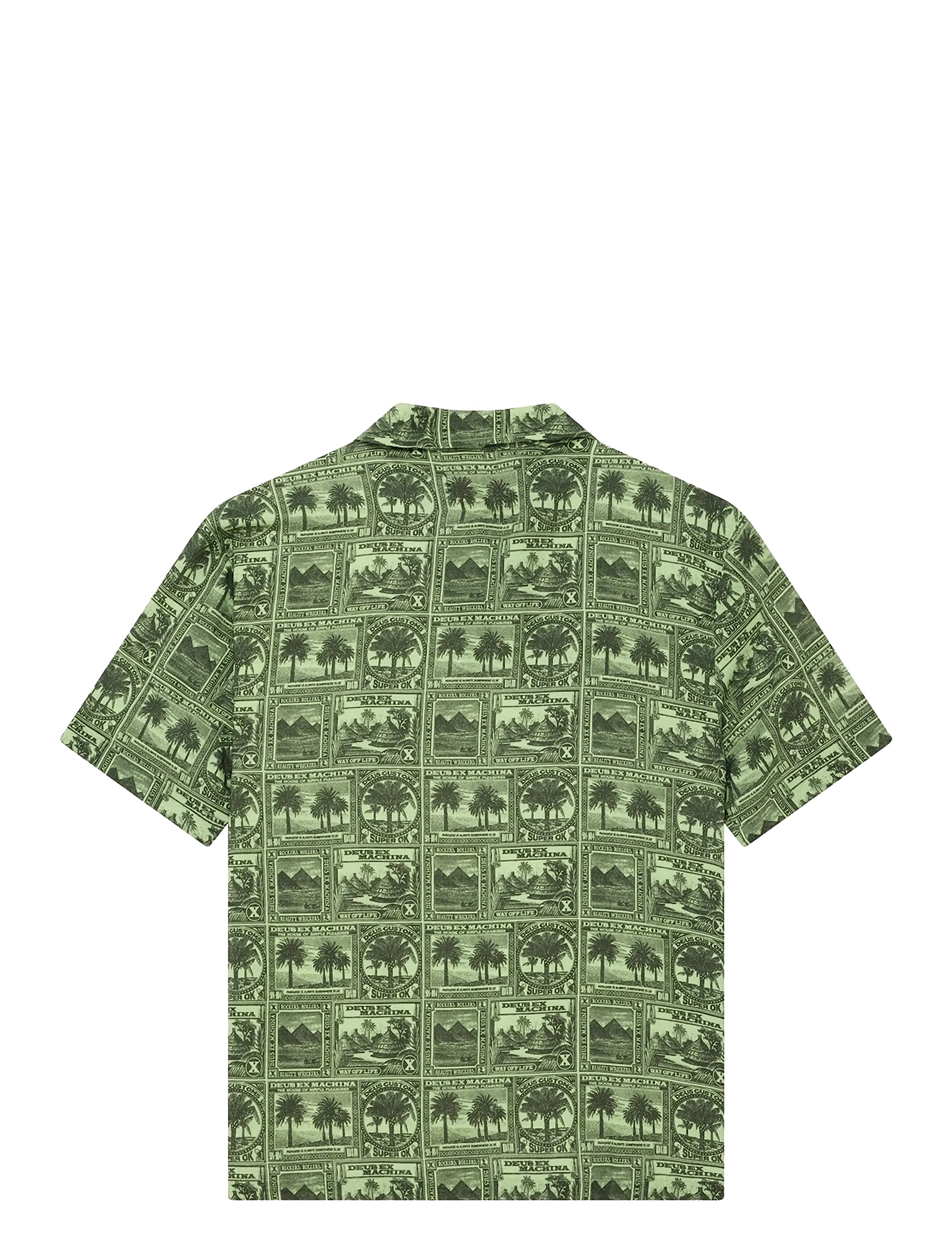 Deus Ex Machina - Mail Man Shirt - mønstrede skjorter - green - 2