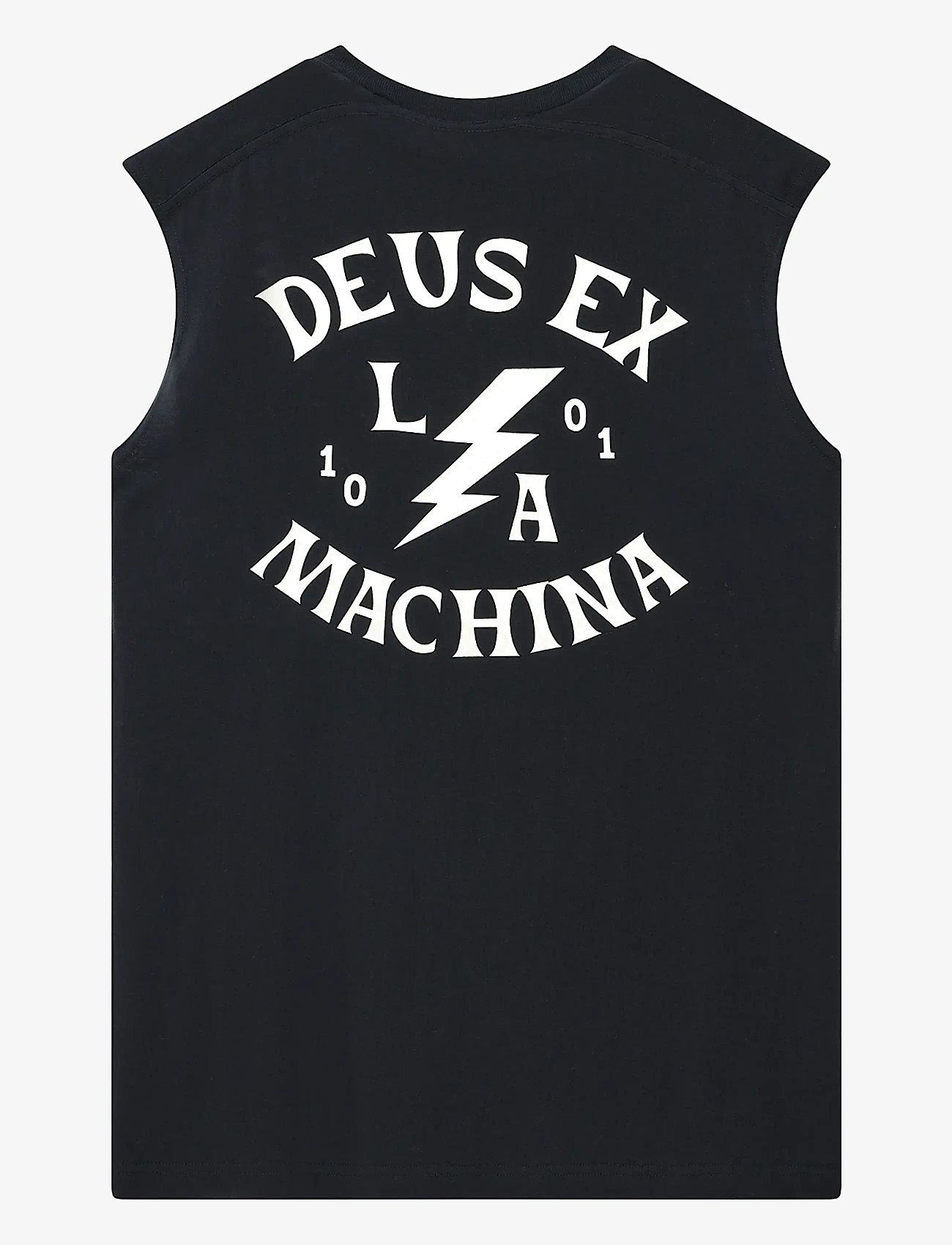 Deus Ex Machina - Chinook Muscle - linnen - black - 2