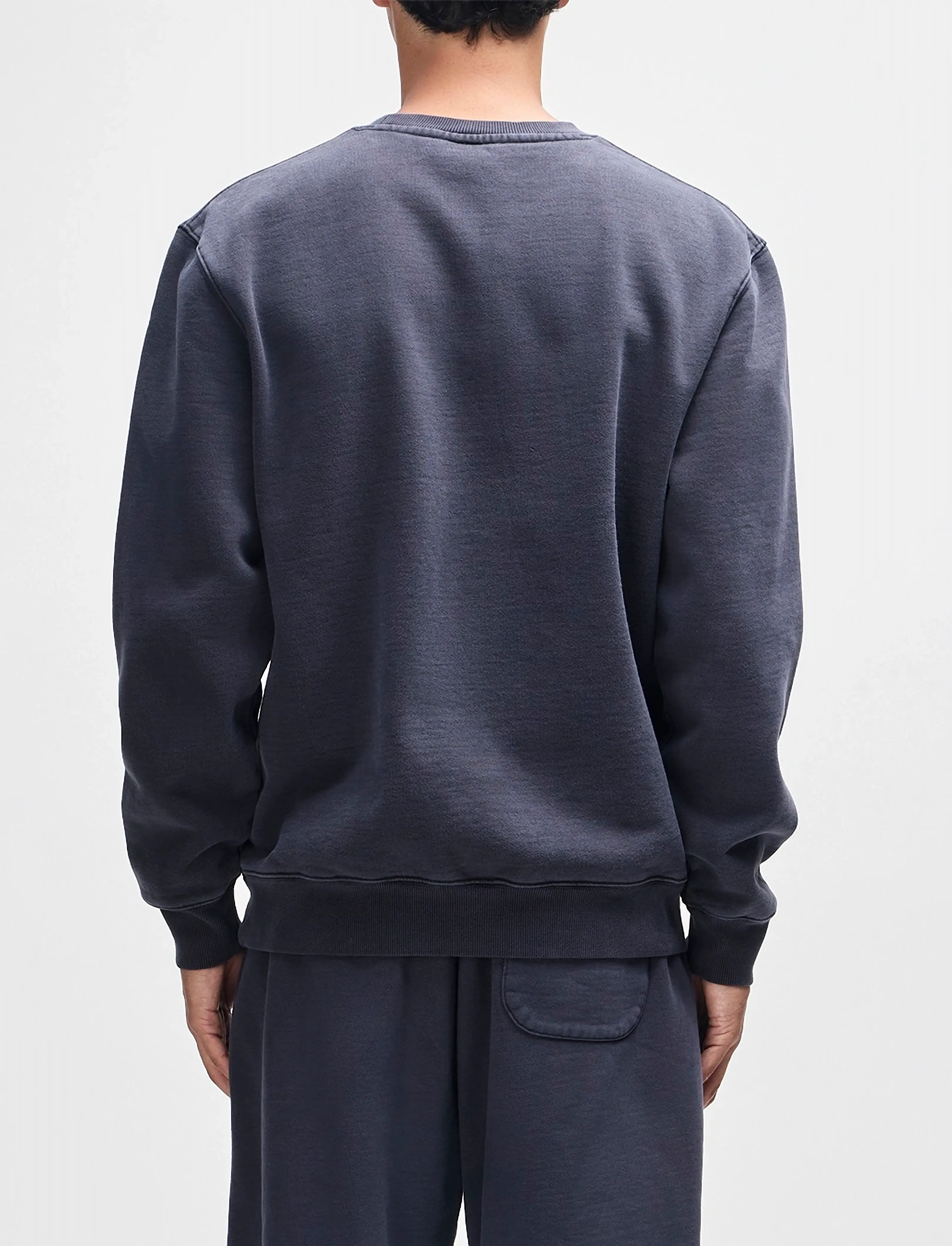 Deus Ex Machina - Shield Garment Dyed Crew - shoppa efter stil - black - 3