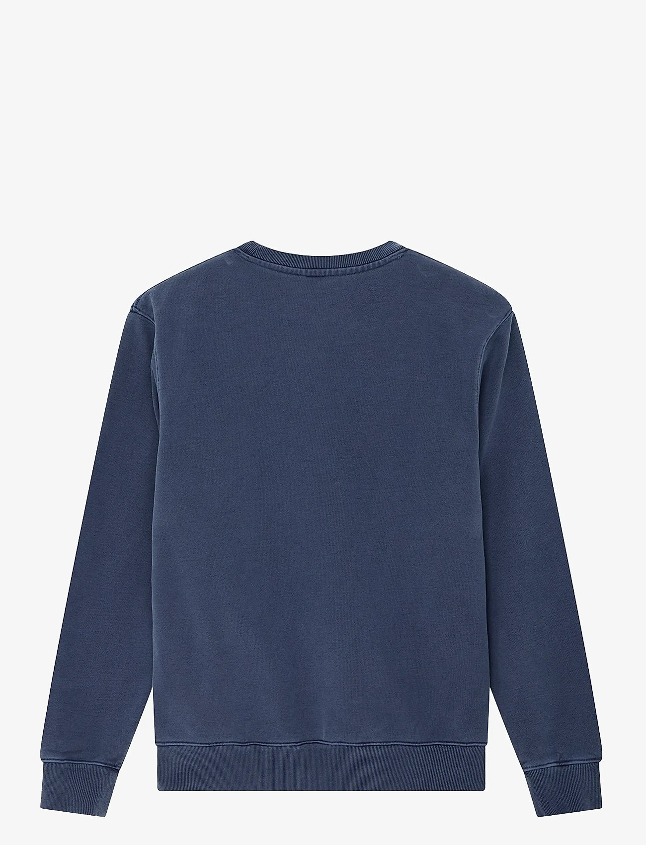 Deus Ex Machina - Shield Garment Dyed Crew - shoppa efter stil - mechanic blue - 2