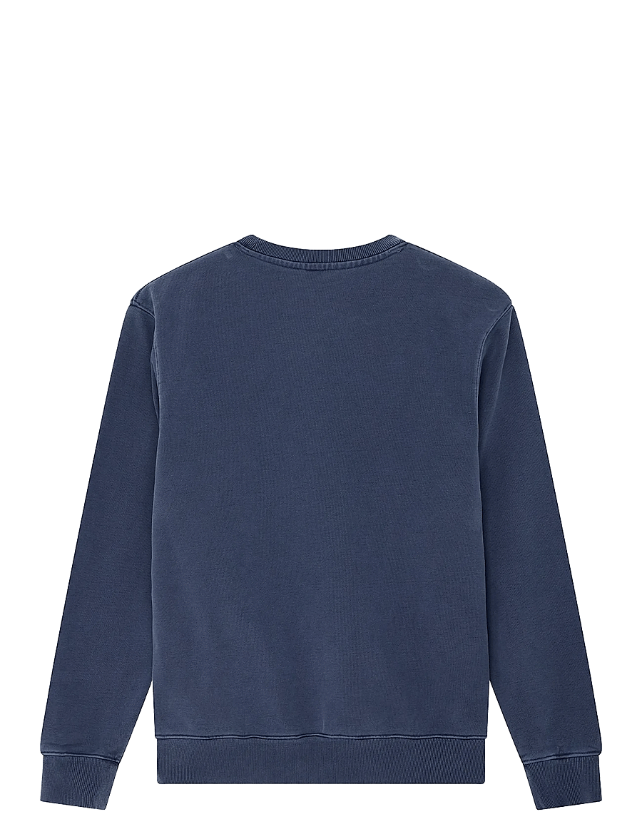 Deus Ex Machina - Shield Garment Dyed Crew - shop by style - mechanic blue - 2