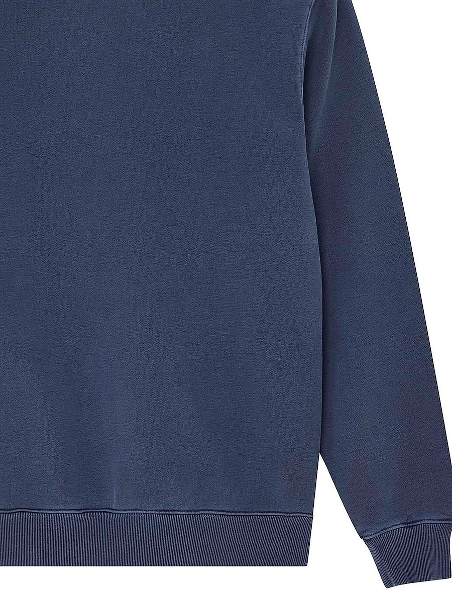 Deus Ex Machina - Shield Garment Dyed Crew - shop by style - mechanic blue - 5