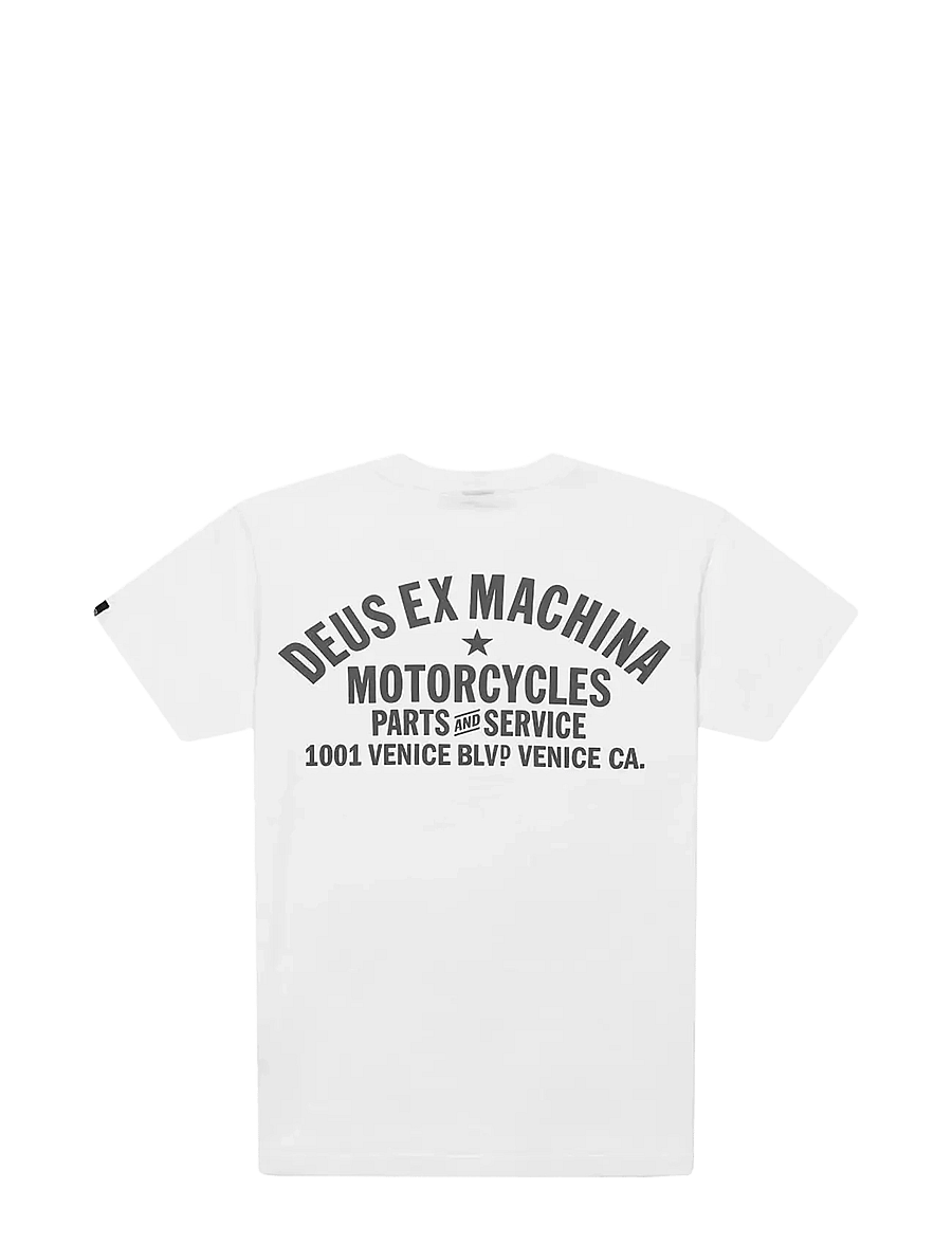 Deus Ex Machina - Venice Address Tee - kurzärmelige t-shirts - white - 2