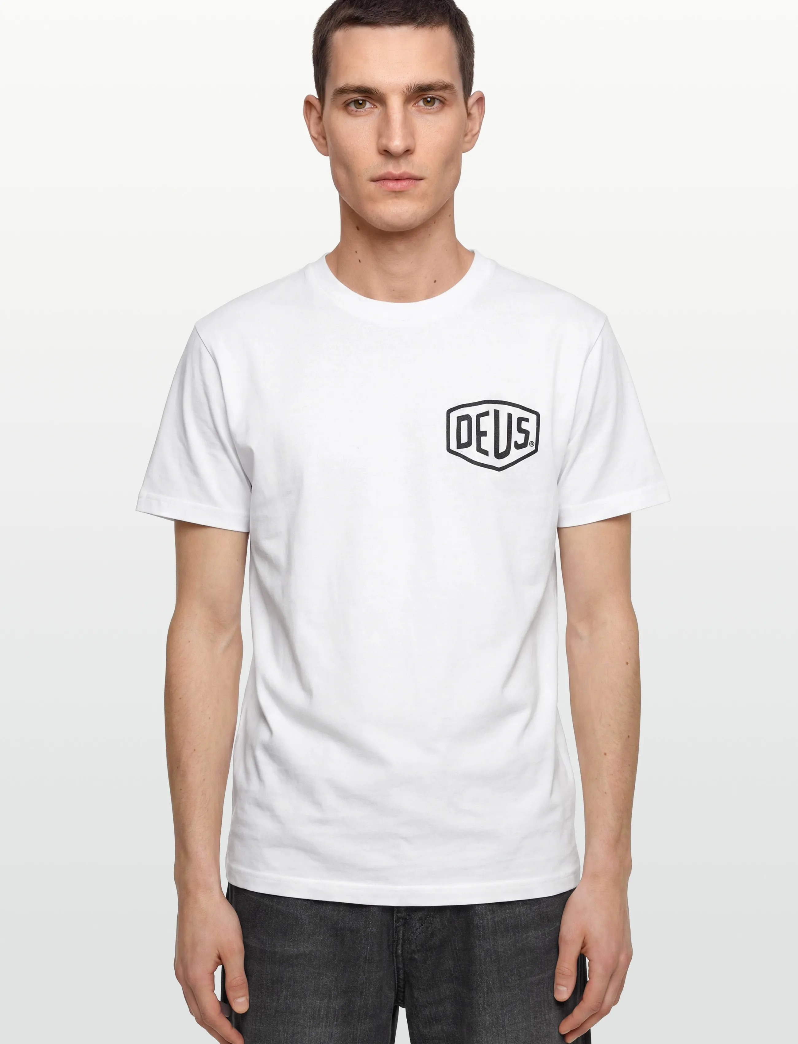 Deus Ex Machina - Venice Address Tee - kortärmade t-shirts - white - 3