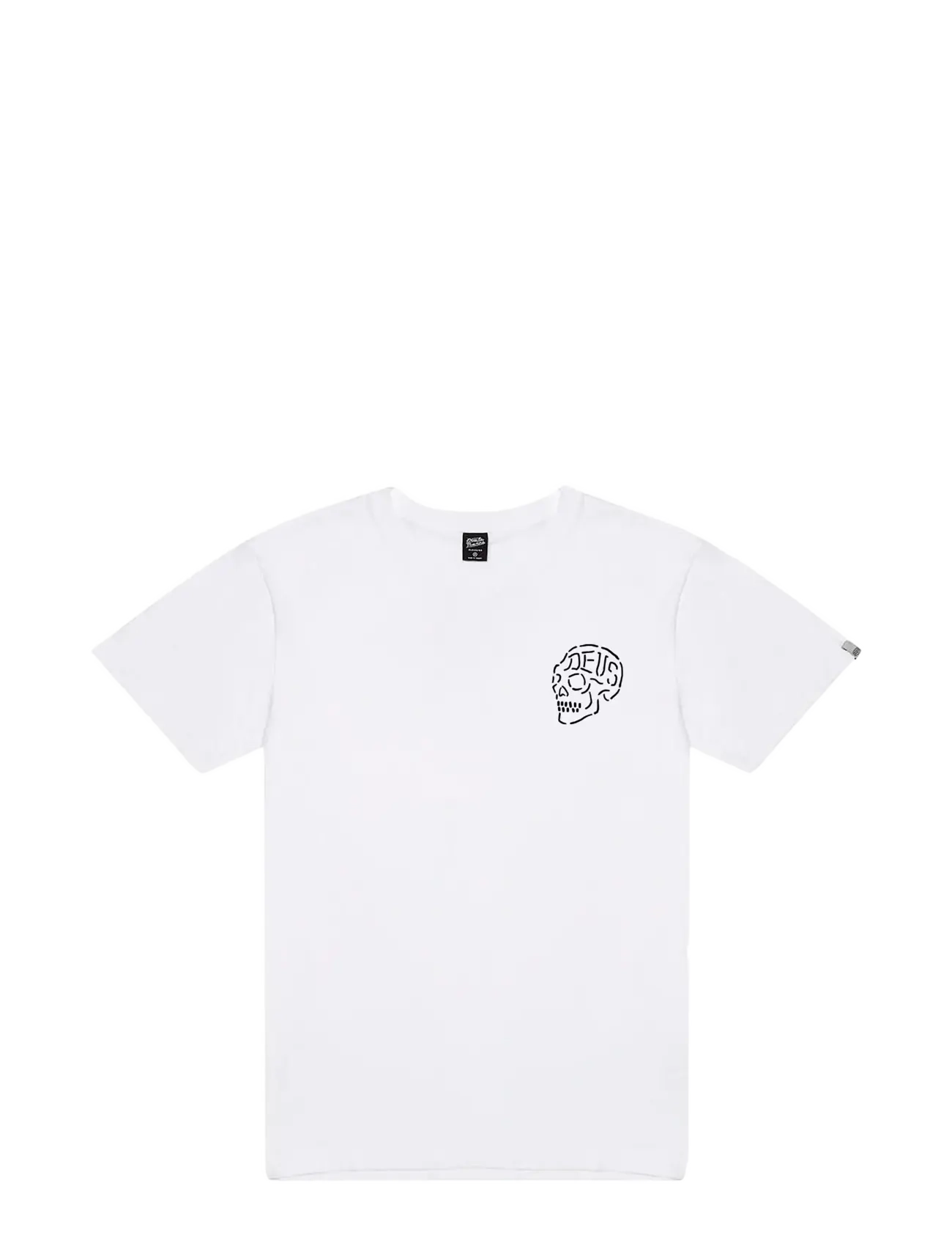 Deus Ex Machina Venice Skull Tee - T-shirts - WHITE / white