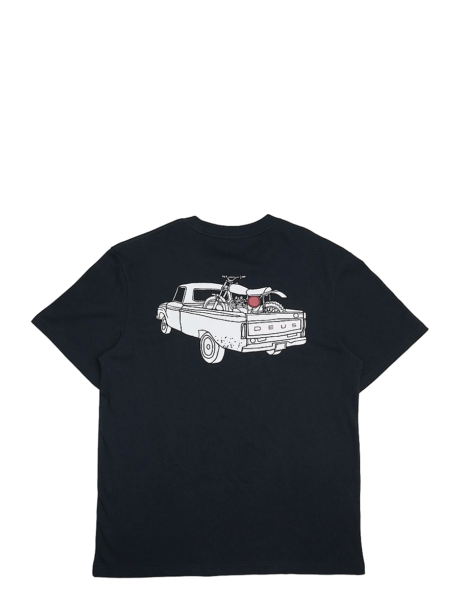 Deus Ex Machina - Carby Pickup Tee - kurzärmelige t-shirts - black - 0