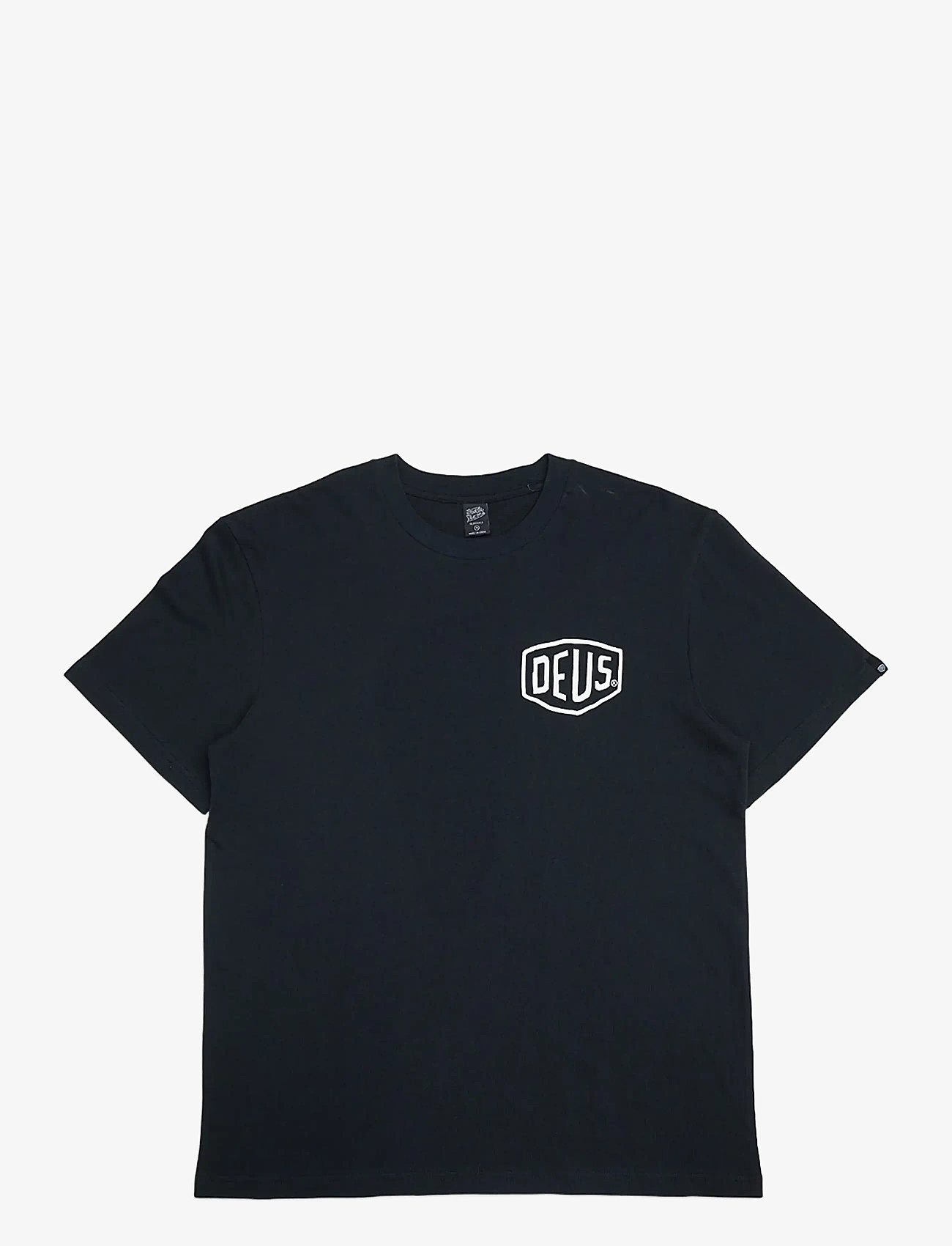Deus Ex Machina - Frontage Tee - kortærmede t-shirts - black - 0