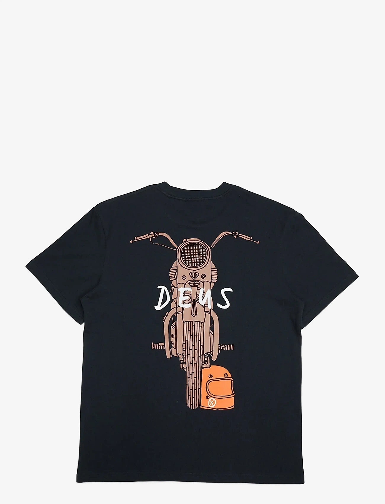 Deus Ex Machina - Frontage Tee - kortærmede t-shirts - black - 1