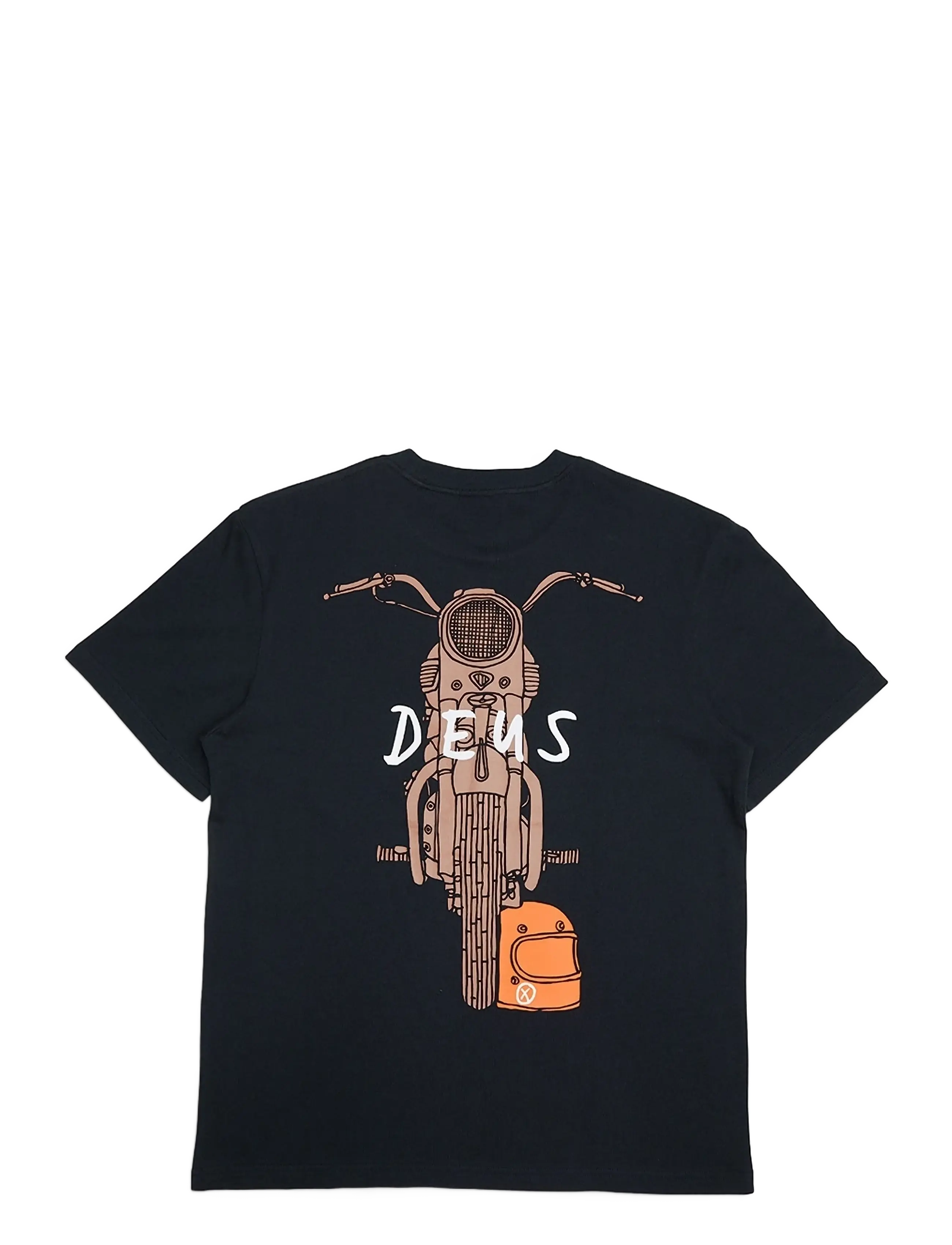 Deus Ex Machina - Frontage Tee - kortærmede t-shirts - black - 1