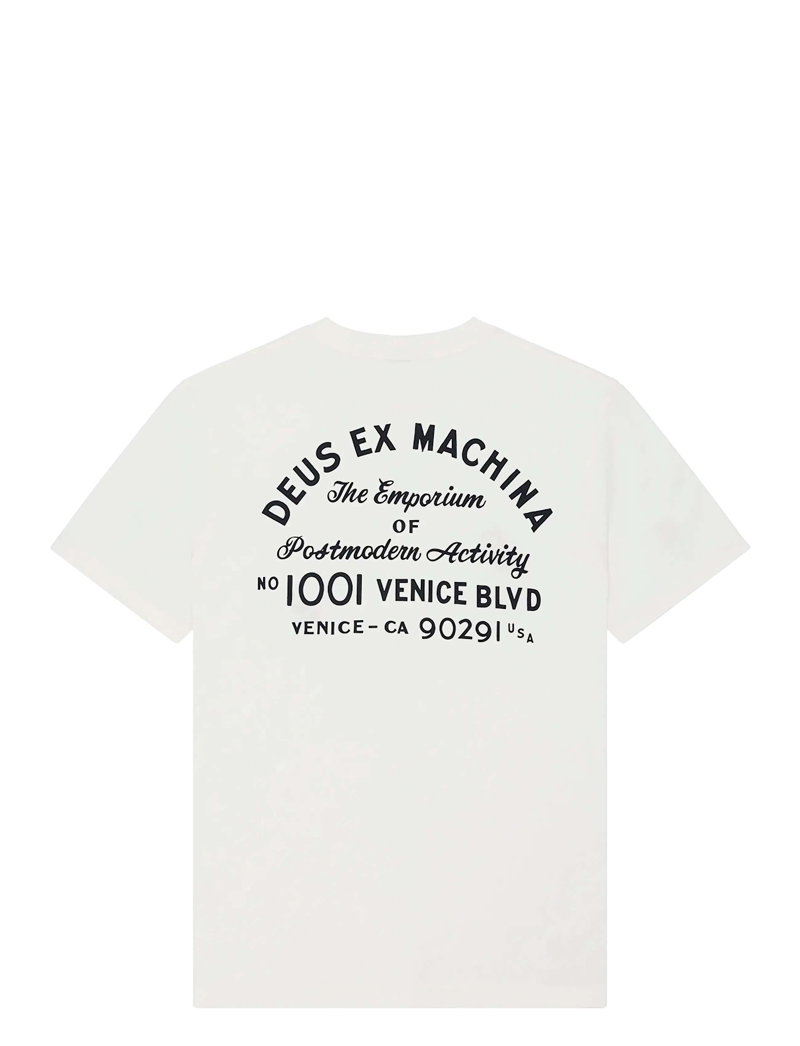Deus Ex Machina - Emporium Niner - kortärmade t-shirts - pristine white - 2