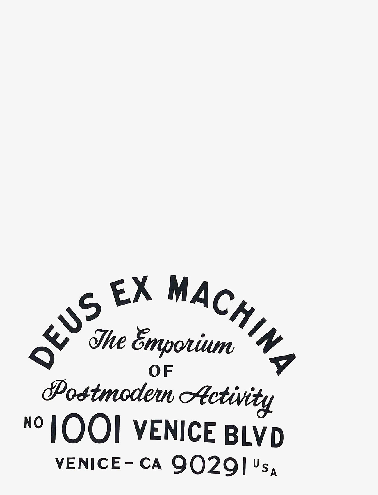 Deus Ex Machina - Emporium Niner - kortærmede t-shirts - pristine white - 4