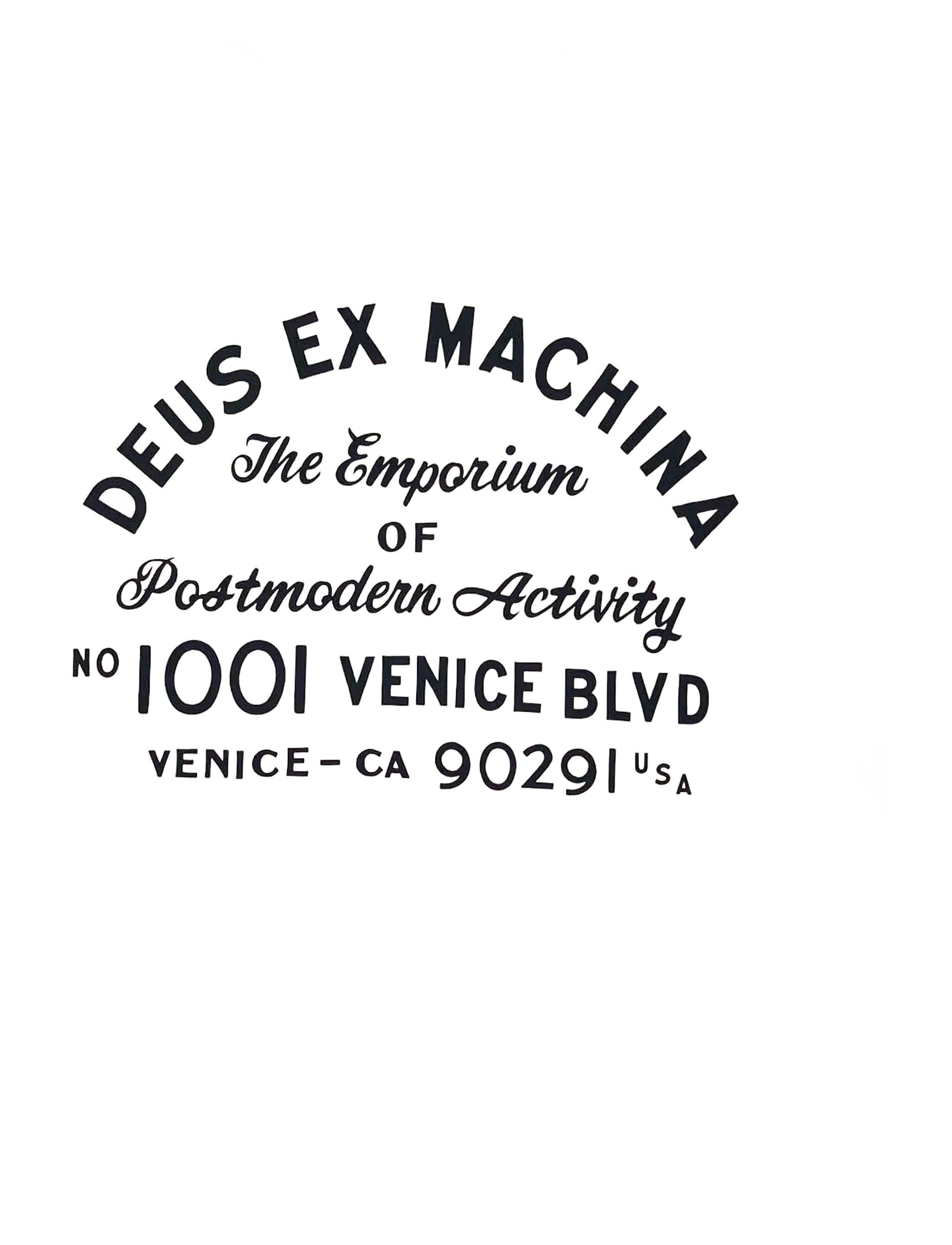 Deus Ex Machina - Emporium Niner - kortärmade t-shirts - pristine white - 4