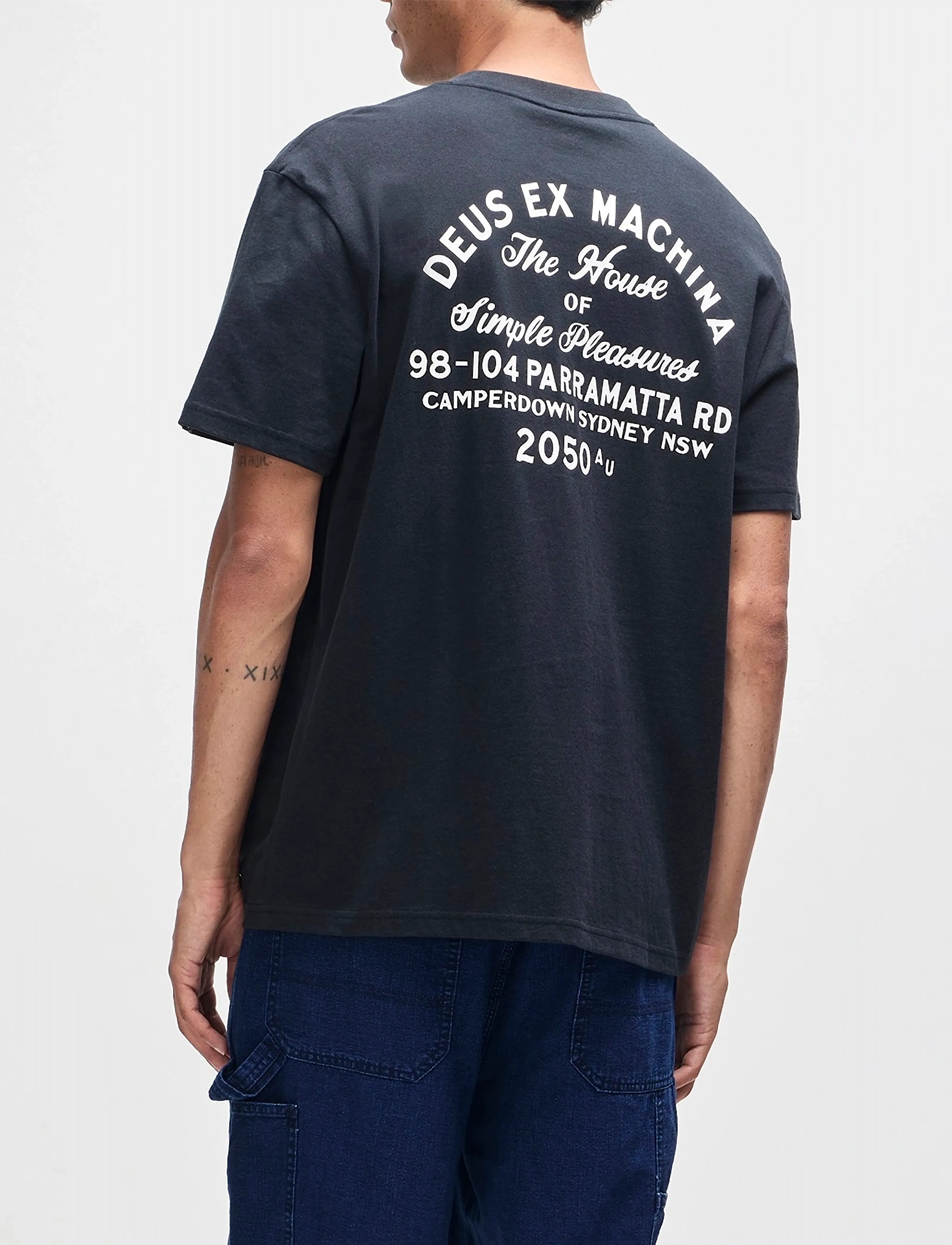 Deus Ex Machina - Drovers Dog Tee - kortærmede t-shirts - black - 4