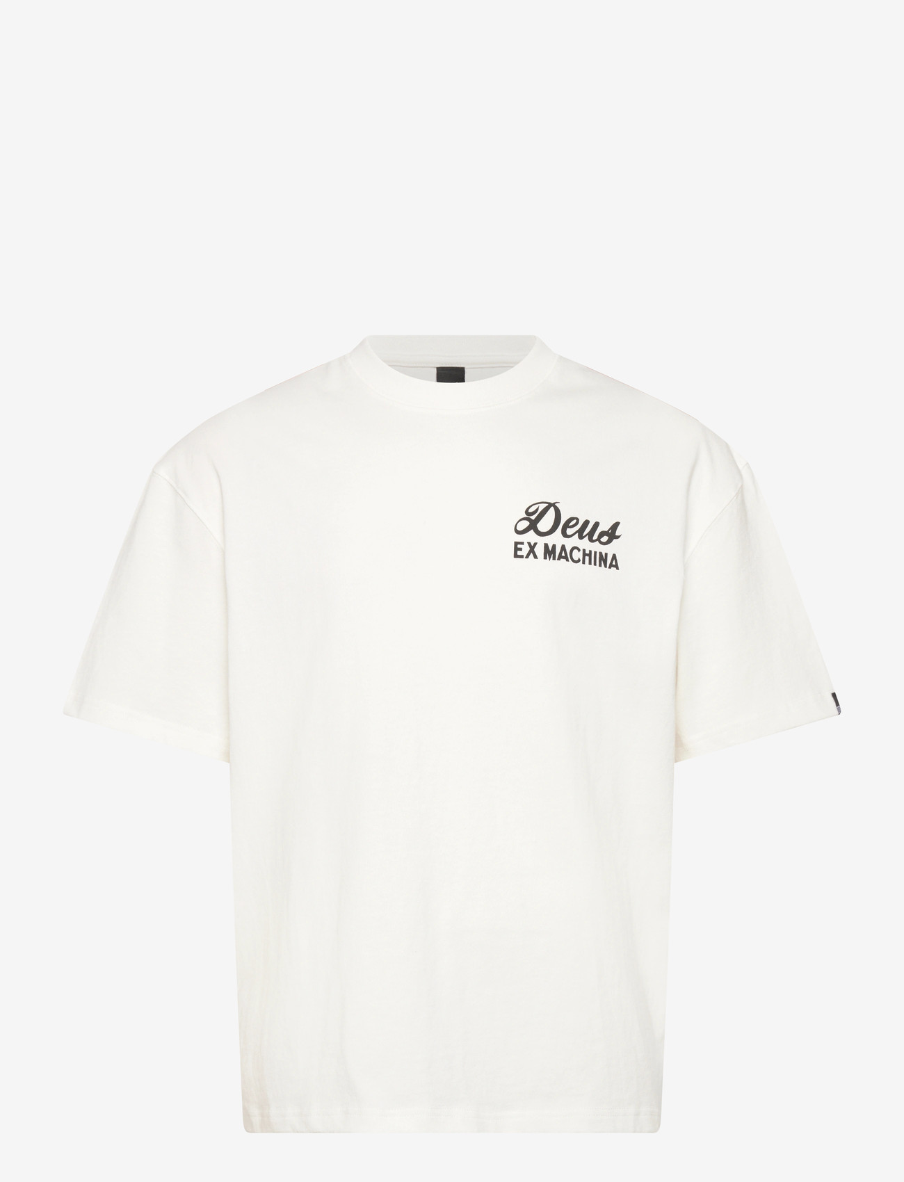 Deus Ex Machina - Biarritz Sign Tee - kortærmede t-shirts - white - 1