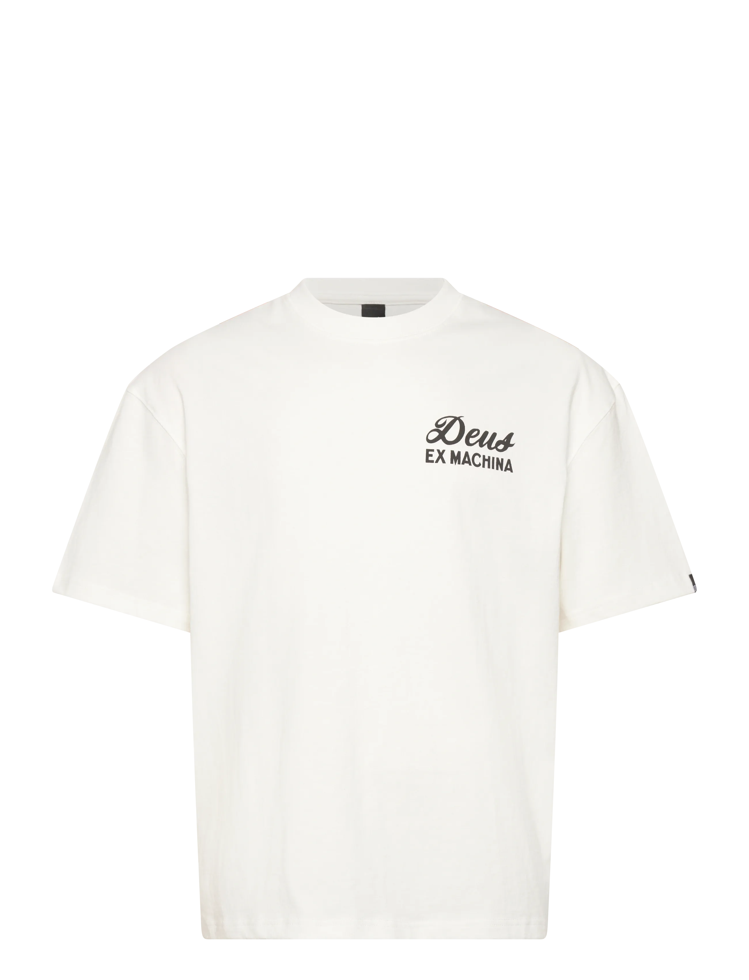 Deus Ex Machina Biarritz Sign Tee - Kleidung - WHITE / cream