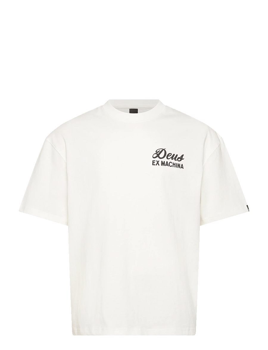 Deus Ex Machina - Biarritz Sign Tee - lühikeste varrukatega t-särgid - white - 1