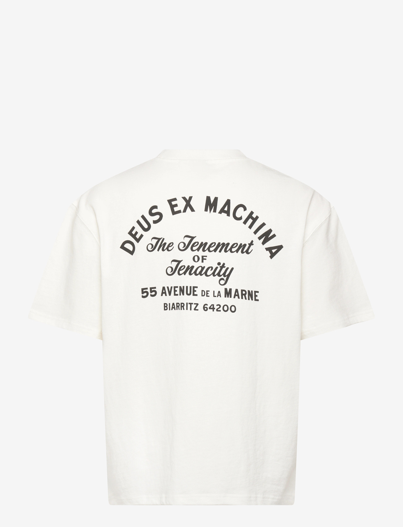 Deus Ex Machina - Biarritz Sign Tee - kortærmede t-shirts - white - 2