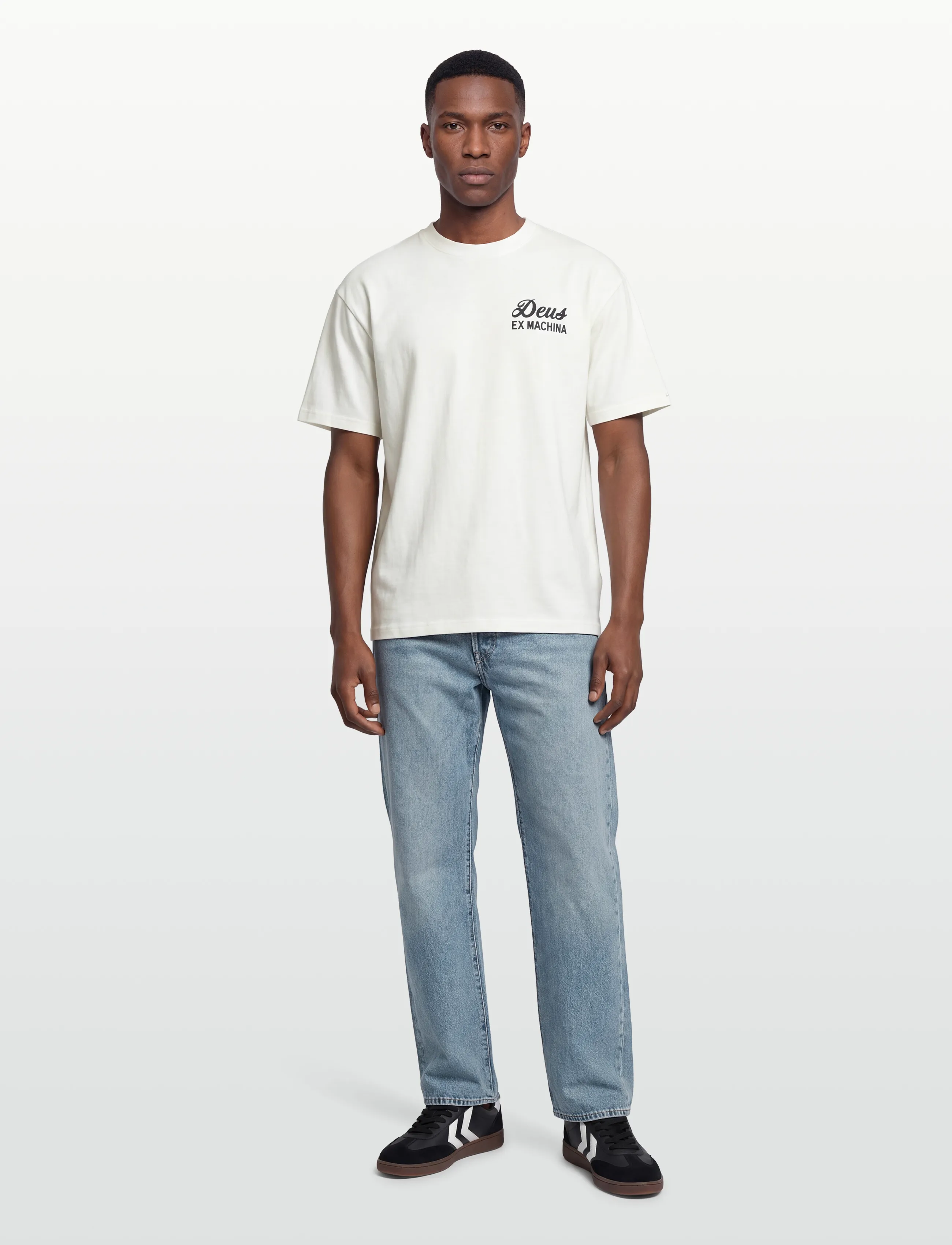 Deus Ex Machina Biarritz Sign Tee - Shop efter stil - WHITE / cream