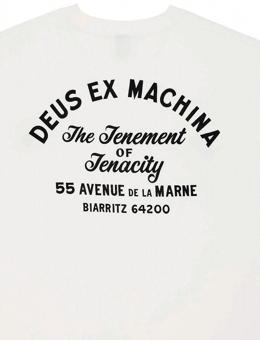 Deus Ex Machina - Biarritz Sign Tee - lühikeste varrukatega t-särgid - white - 5