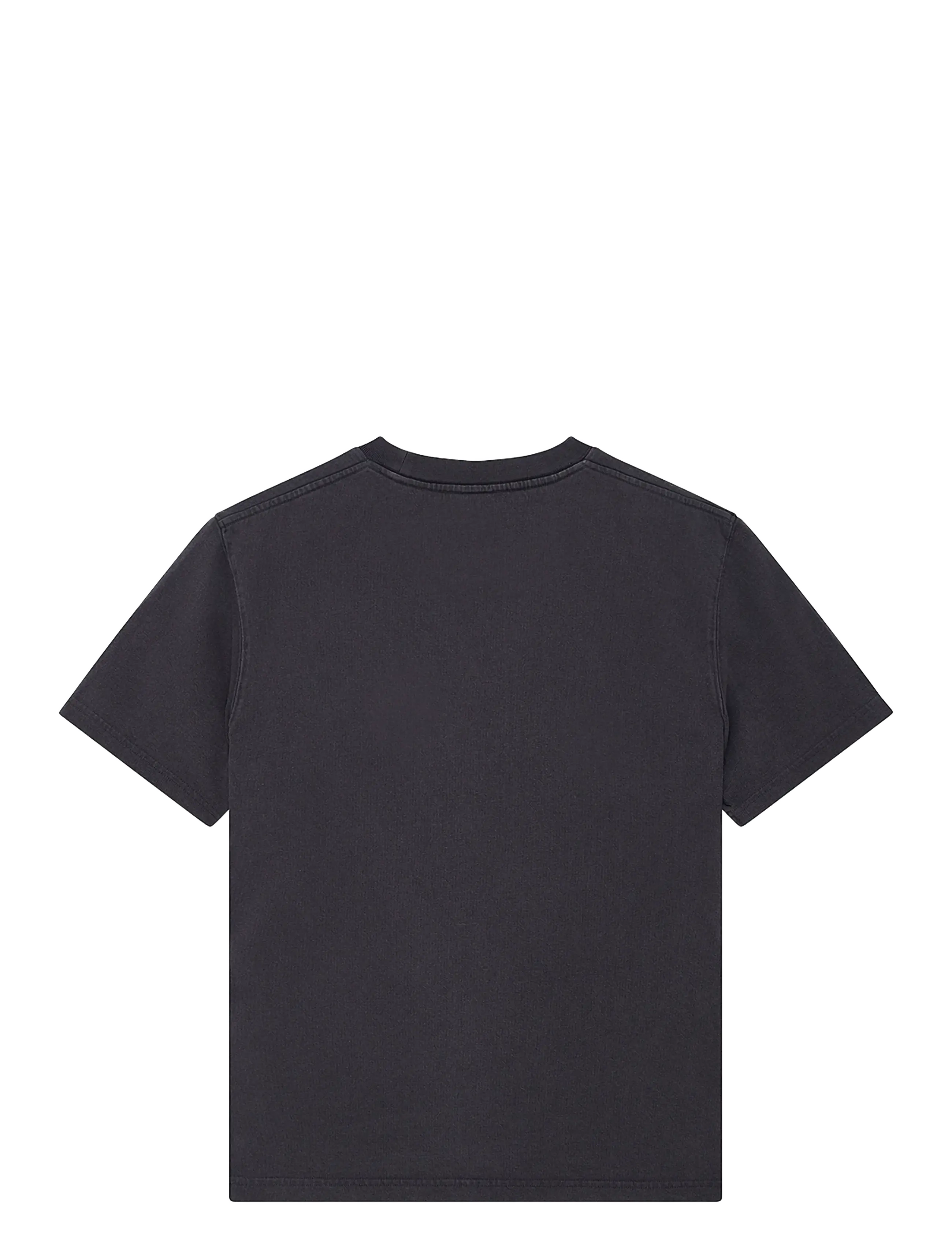 Deus Ex Machina - Shield Garment Dyed Tee - kortärmade t-shirts - black - 2