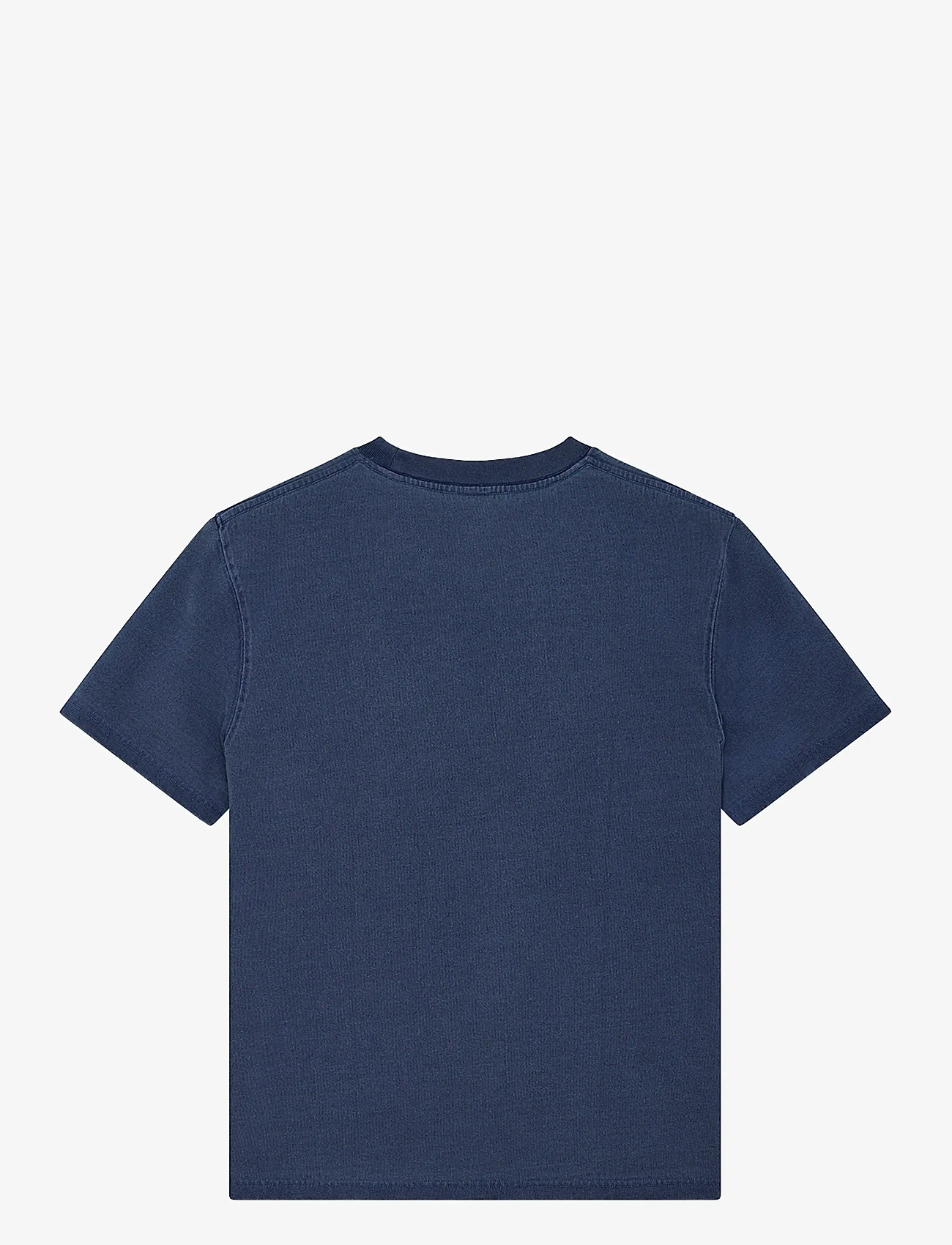 Deus Ex Machina - Shield Garment Dyed Tee - kortærmede t-shirts - mechanic blue - 1