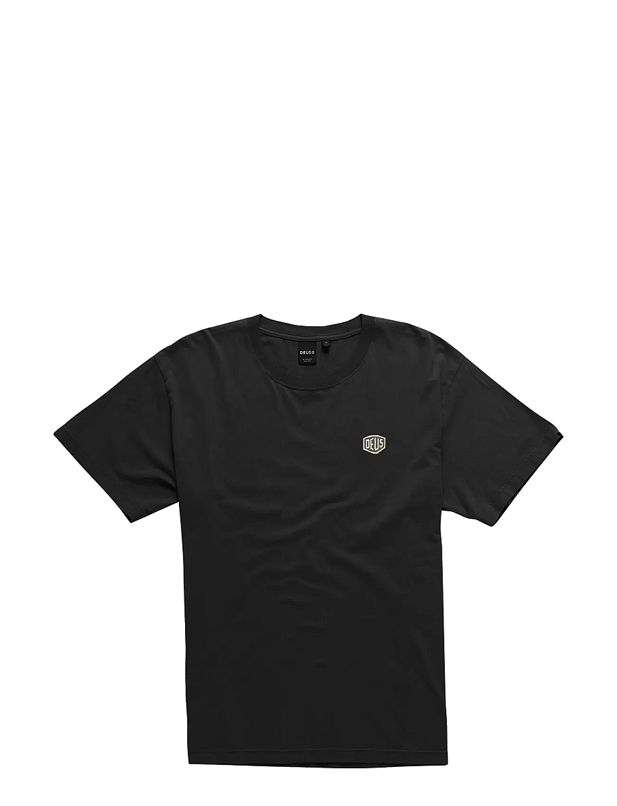 Deus Ex Machina - Shield Standard Tee - kortärmade t-shirts - black - 0