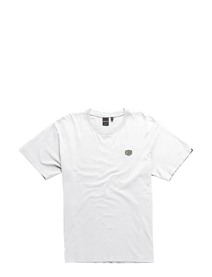 Deus Ex Machina - Shield Standard Tee - kortärmade t-shirts - white - 0