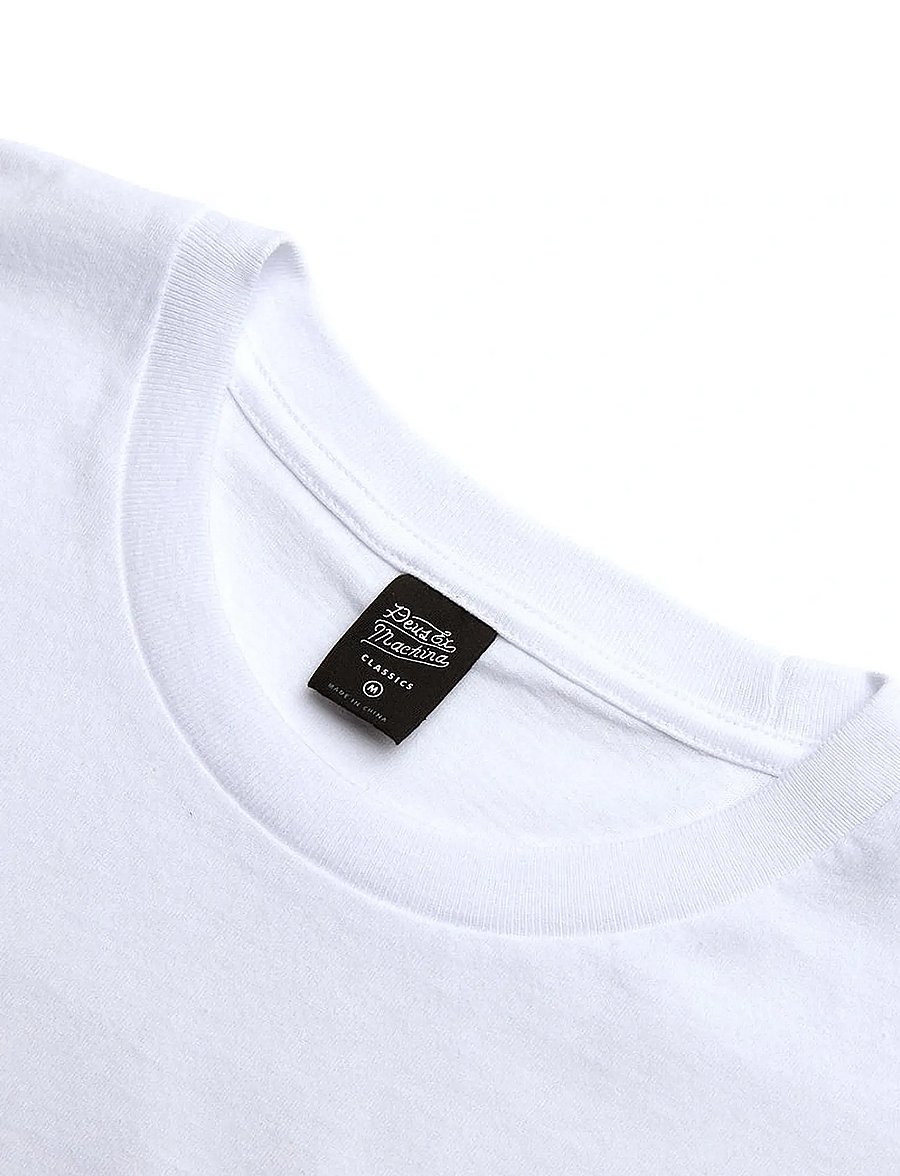 Deus Ex Machina - Shield Standard Tee - kortärmade t-shirts - white - 2