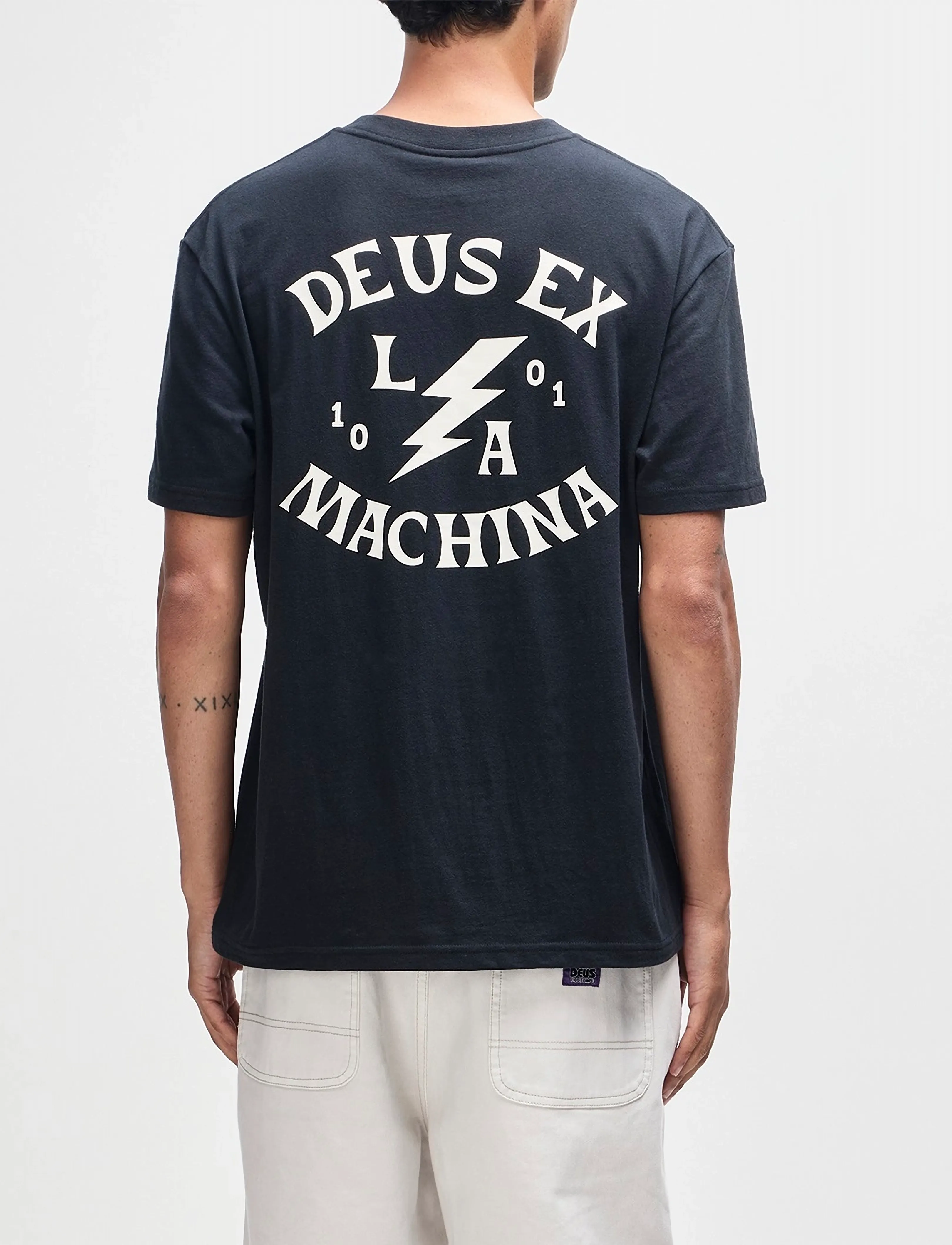 Deus Ex Machina - Chinook Tee - kortärmade t-shirts - black - 3