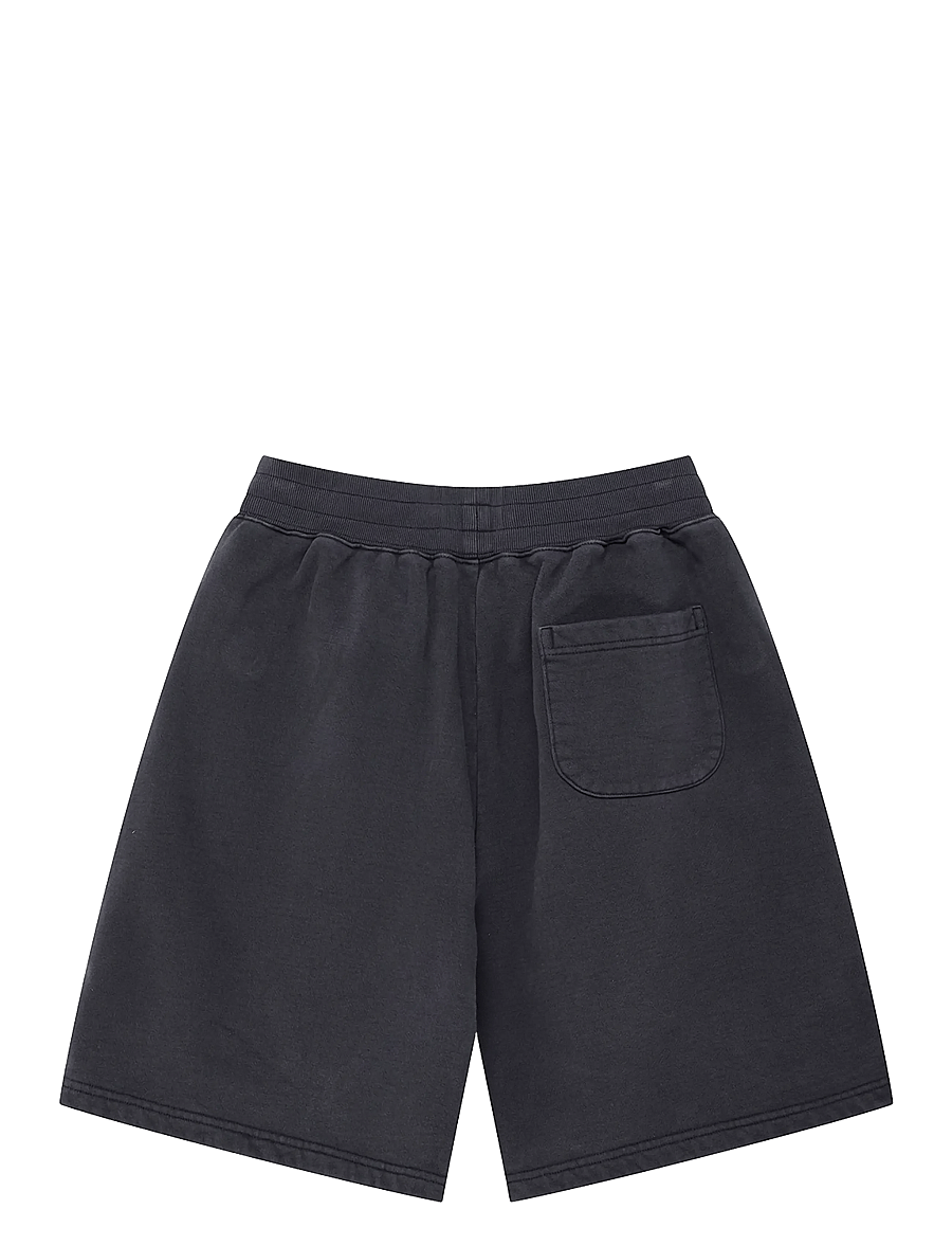 Deus Ex Machina - Shield Garment Dyed Track Short - sweatshorts - black - 2