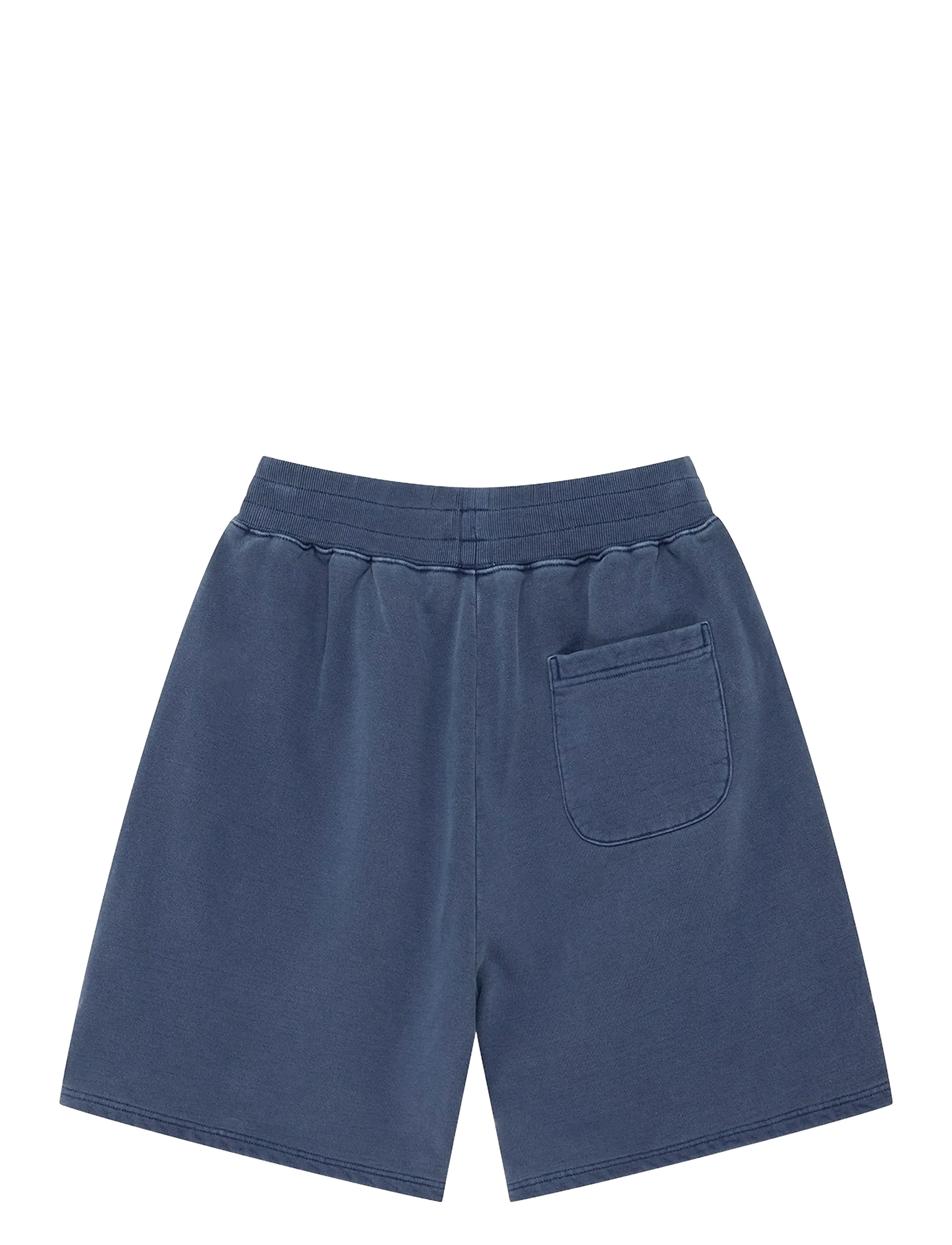 Deus Ex Machina - Shield Garment Dyed Track Short - sweatshorts - mechanic blue - 1