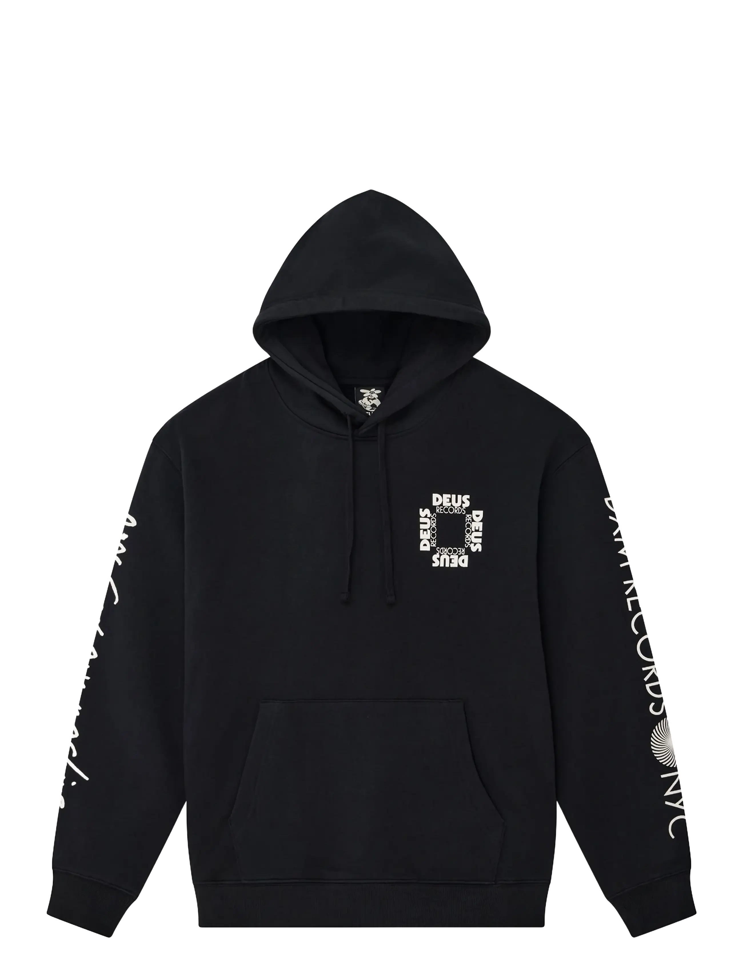 Deus Ex Machina Defacto Hoodie - Sweatshirts - BLACK / black