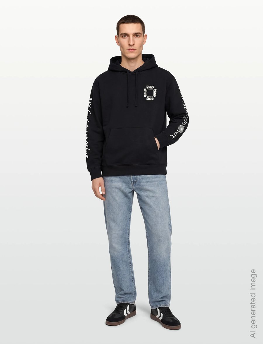 Deus Ex Machina - Defacto Hoodie - pirkt pēc stila - black - 0