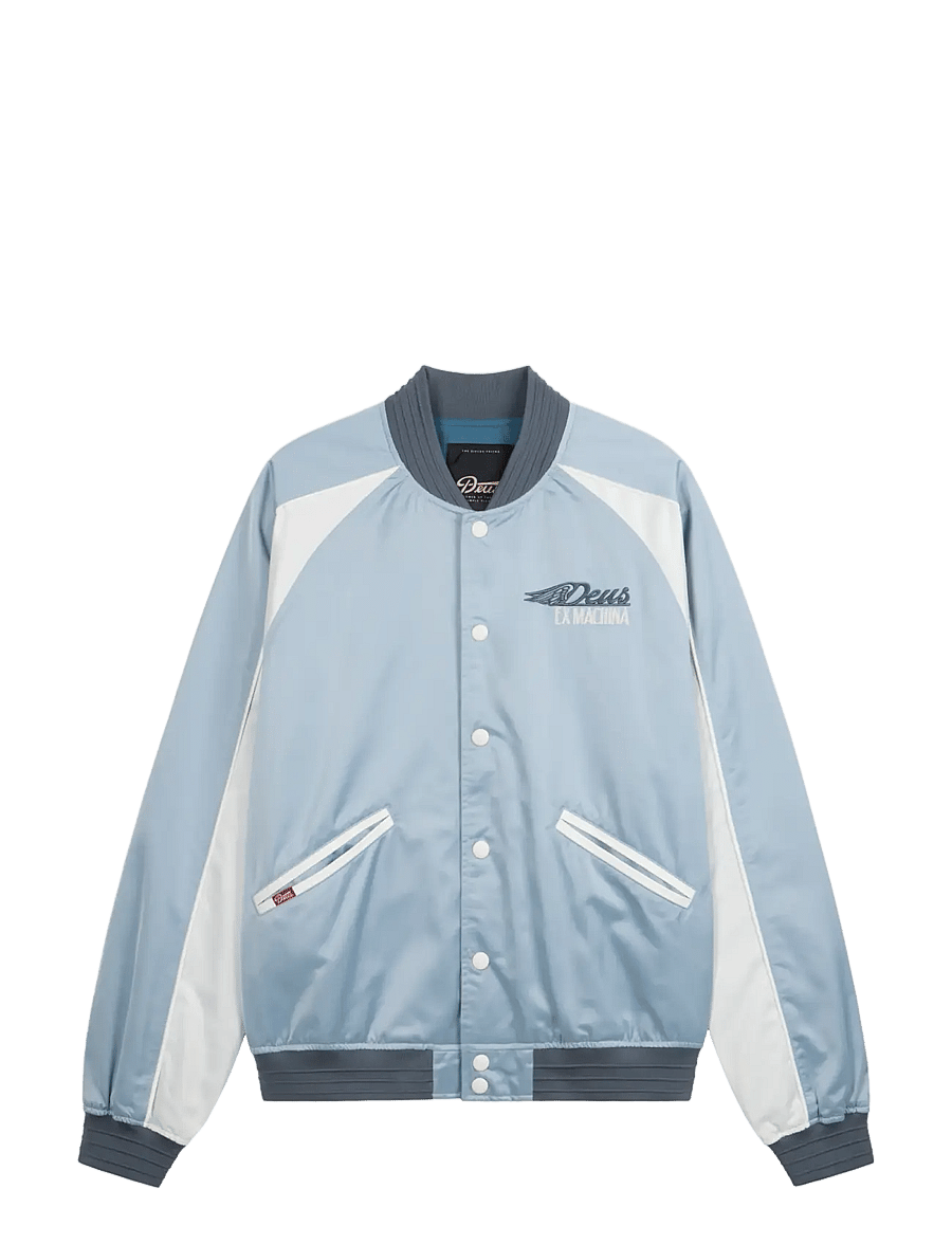 Deus Ex Machina - Winglet Souvenir Jacket - collegejackor - blue - 0
