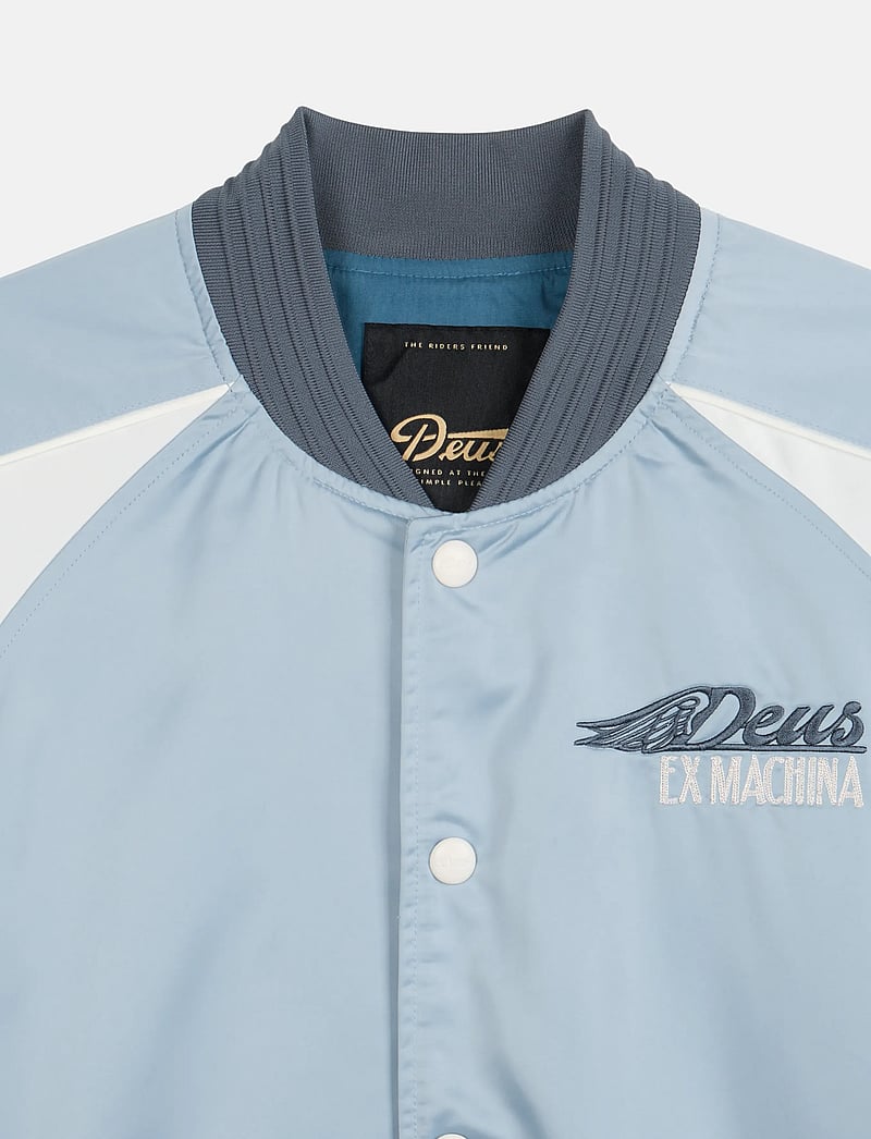 Deus Ex Machina - Winglet Souvenir Jacket - varsity-jacken - blue - 2