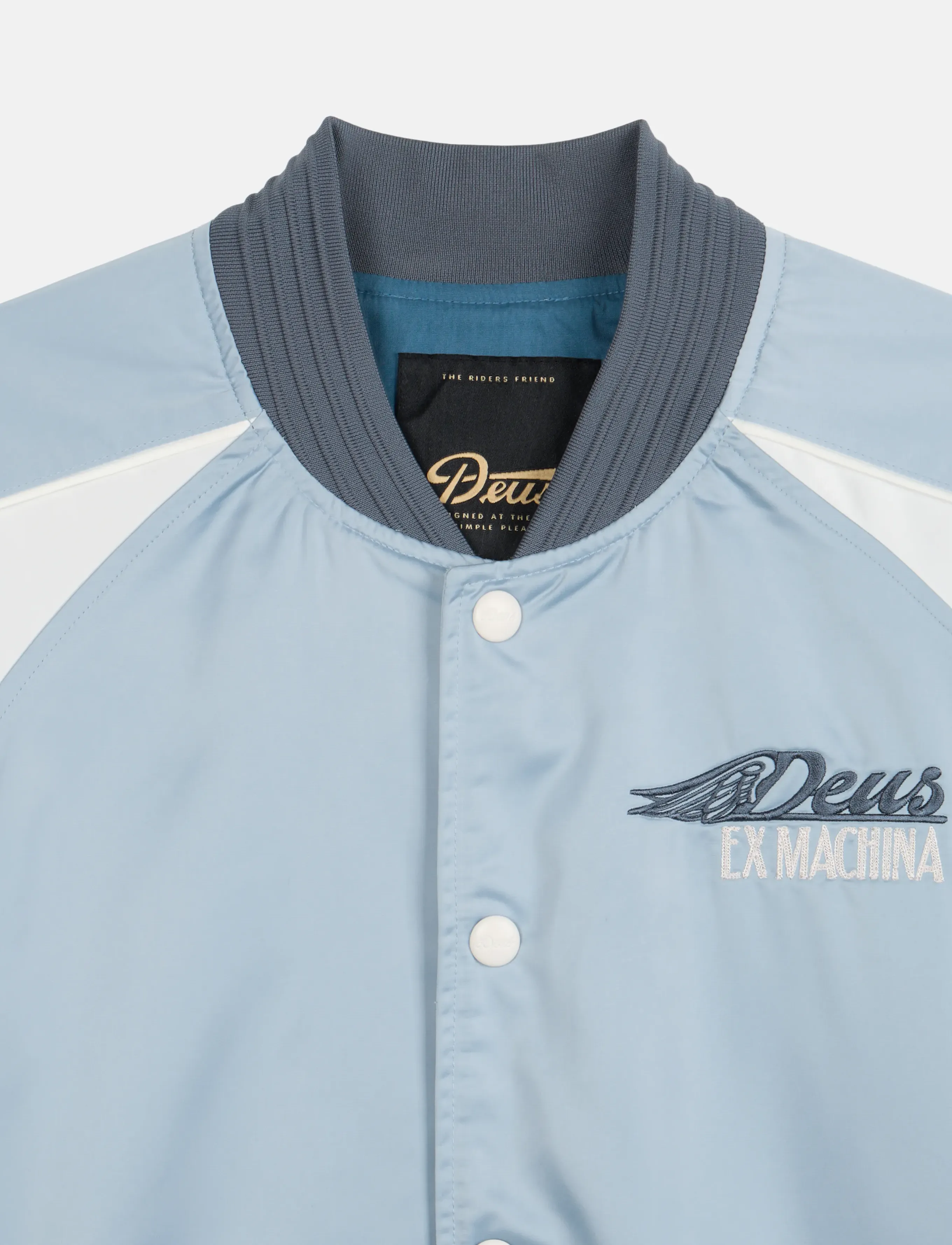 Deus Ex Machina - Winglet Souvenir Jacket - collegejakker - blue - 2