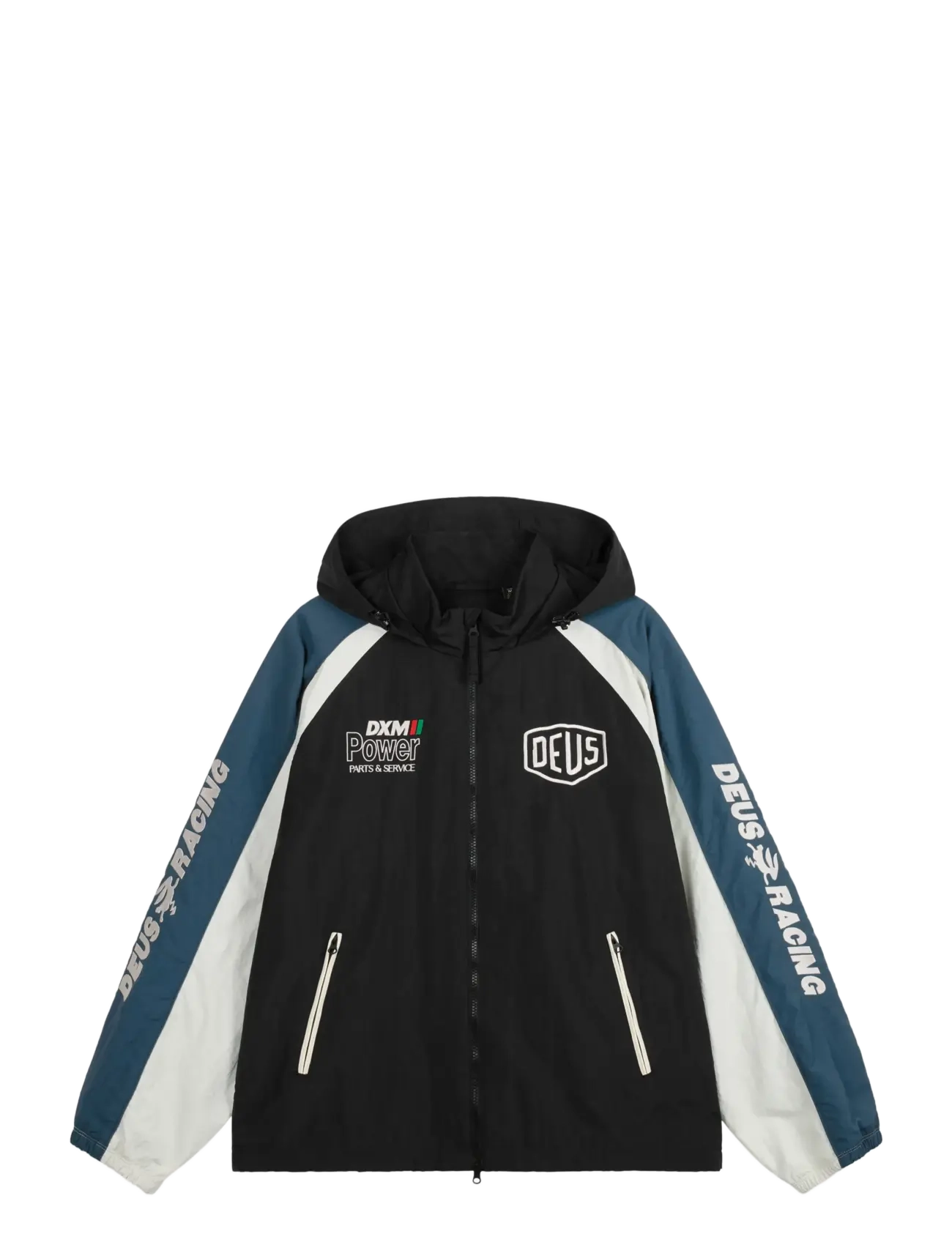 DEUS EX MACHINA Track Jacke Schwarz - L - Herren