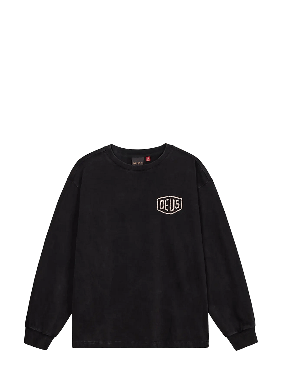 Deus Ex Machina - Roar Ls Tee - langärmelige t-shirts - black - 0