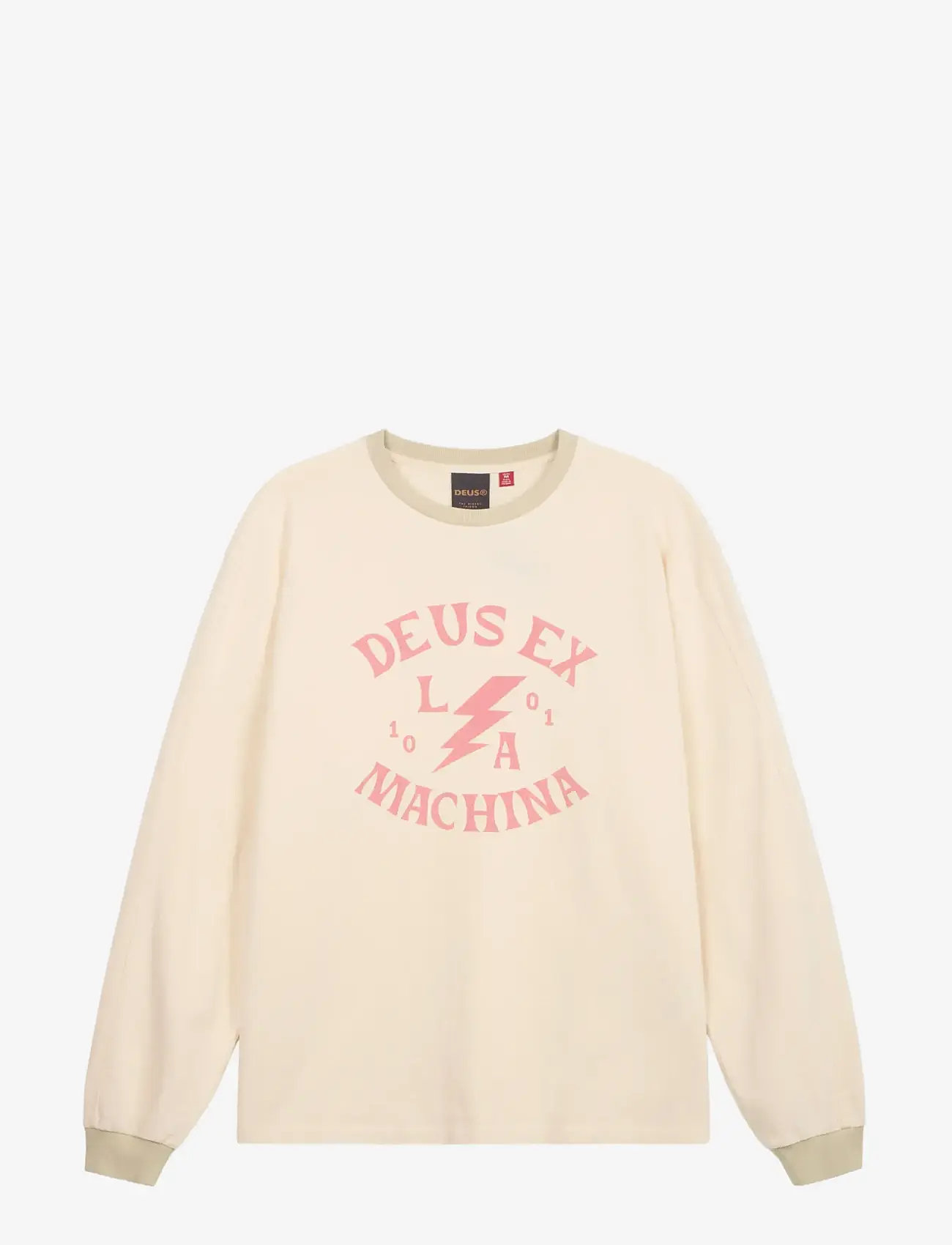 Deus Ex Machina - Chinook Ls Tee - long-sleeved t-shirts - ivory - 0